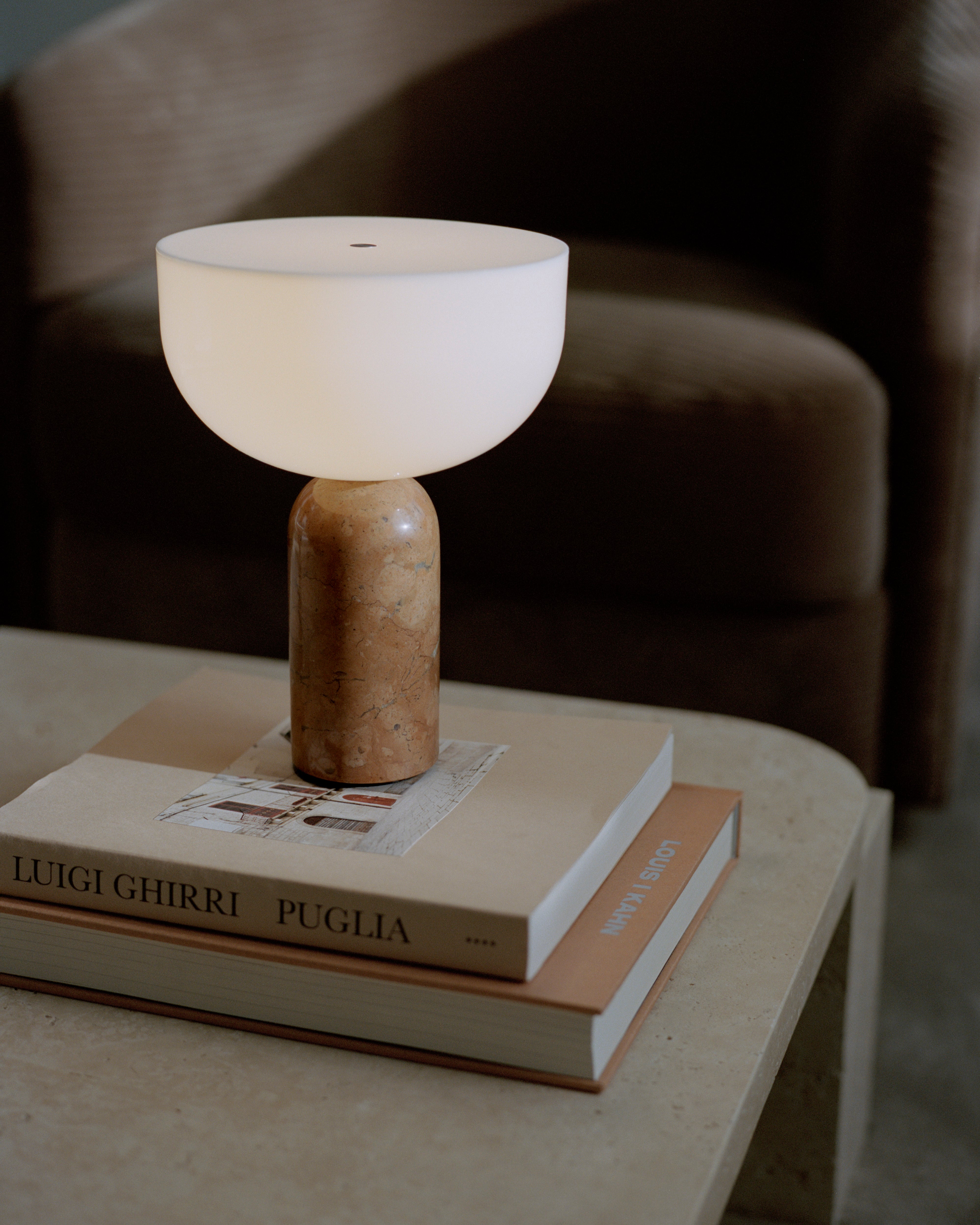 Portable lamp KIZU brick marble