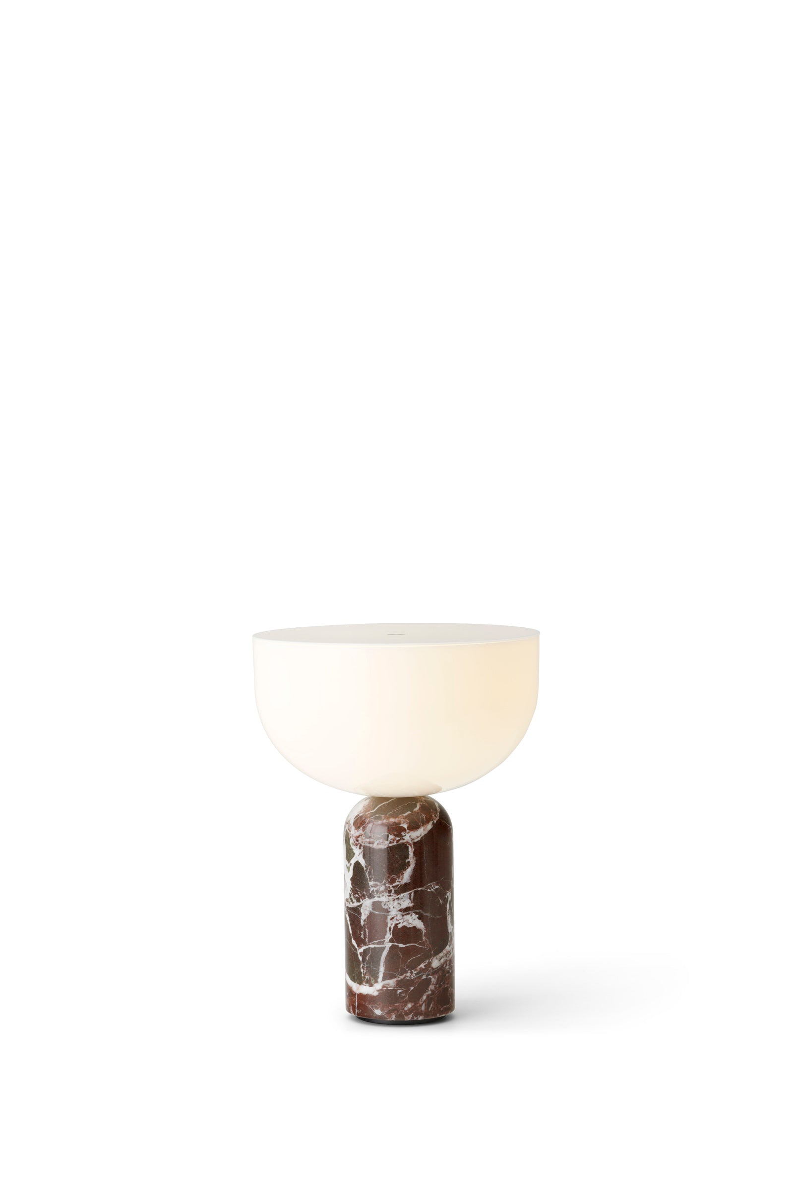 Portable lamp KIZU burgundy marble
