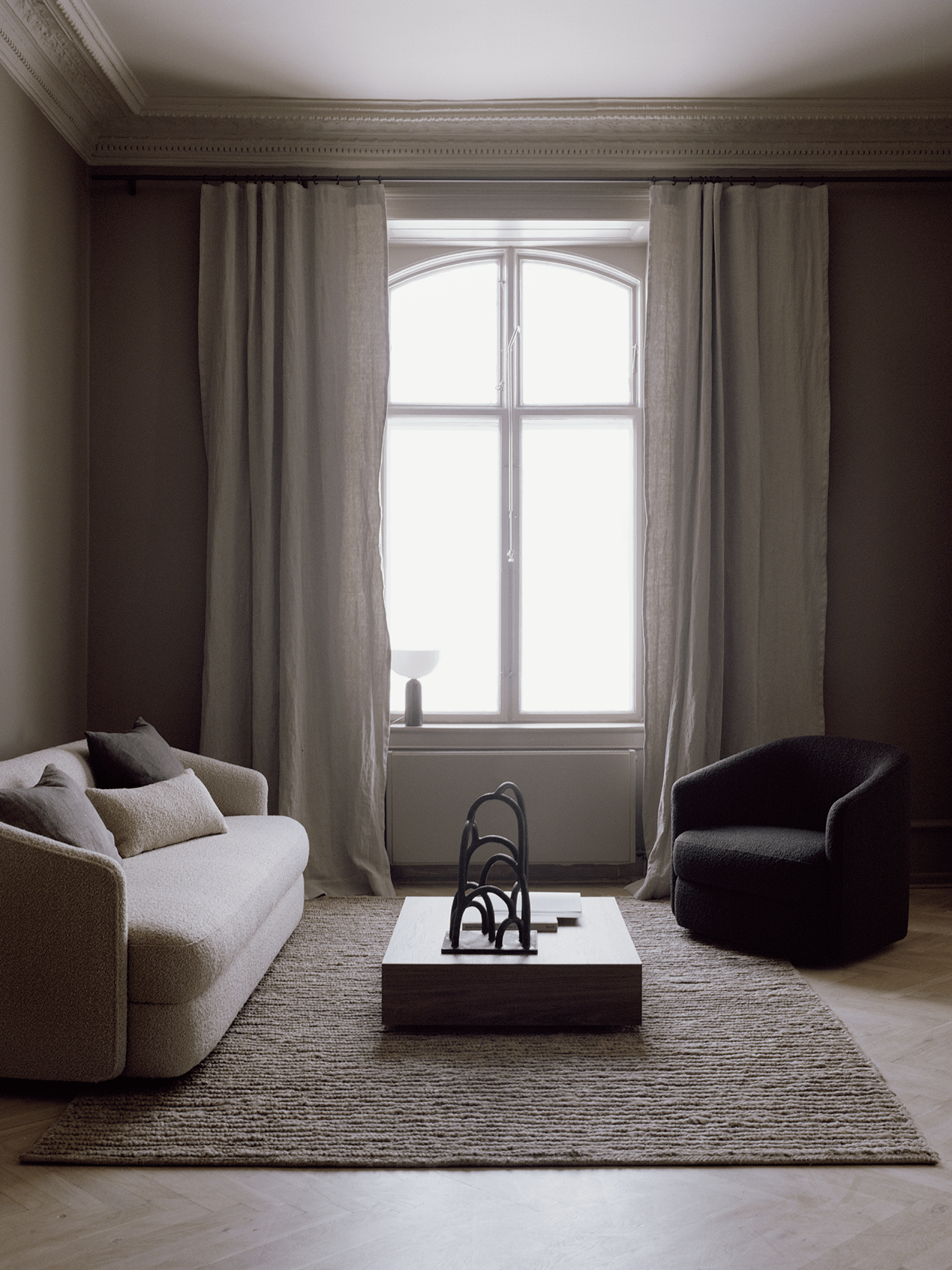 Upholstered Covent armchair