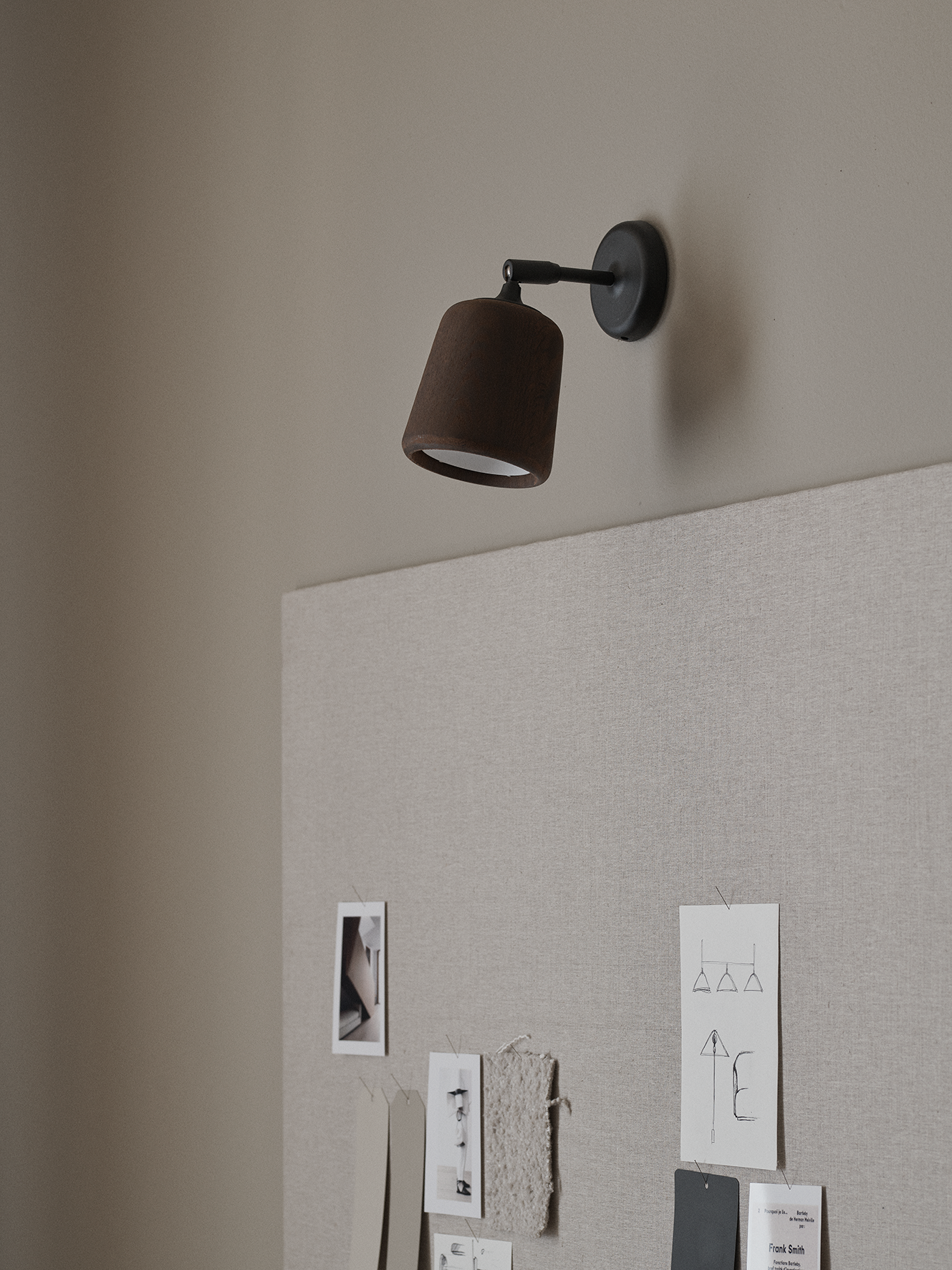 Wall lamp oak