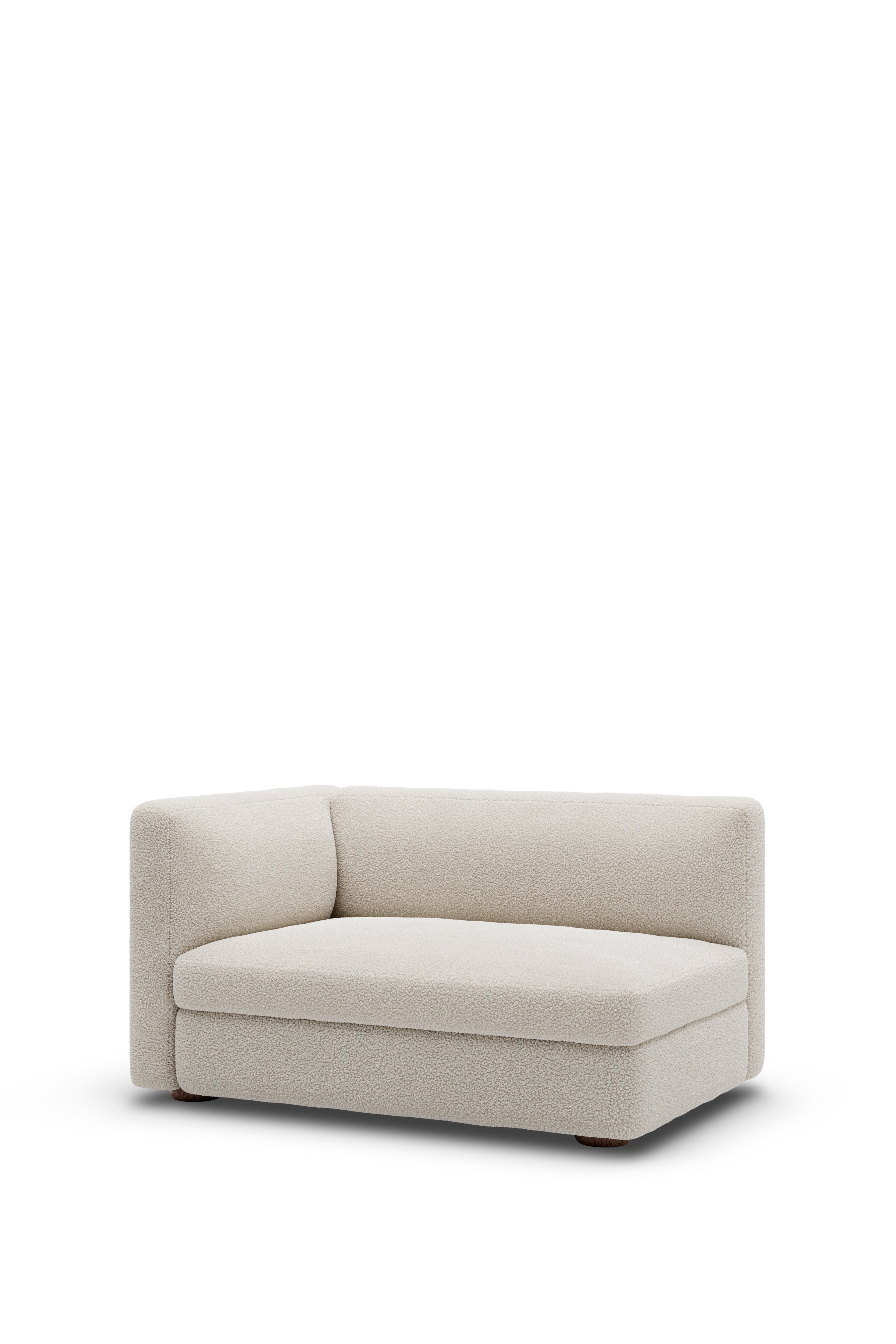 CODA modular sofa - a wide left -handed upholstered element