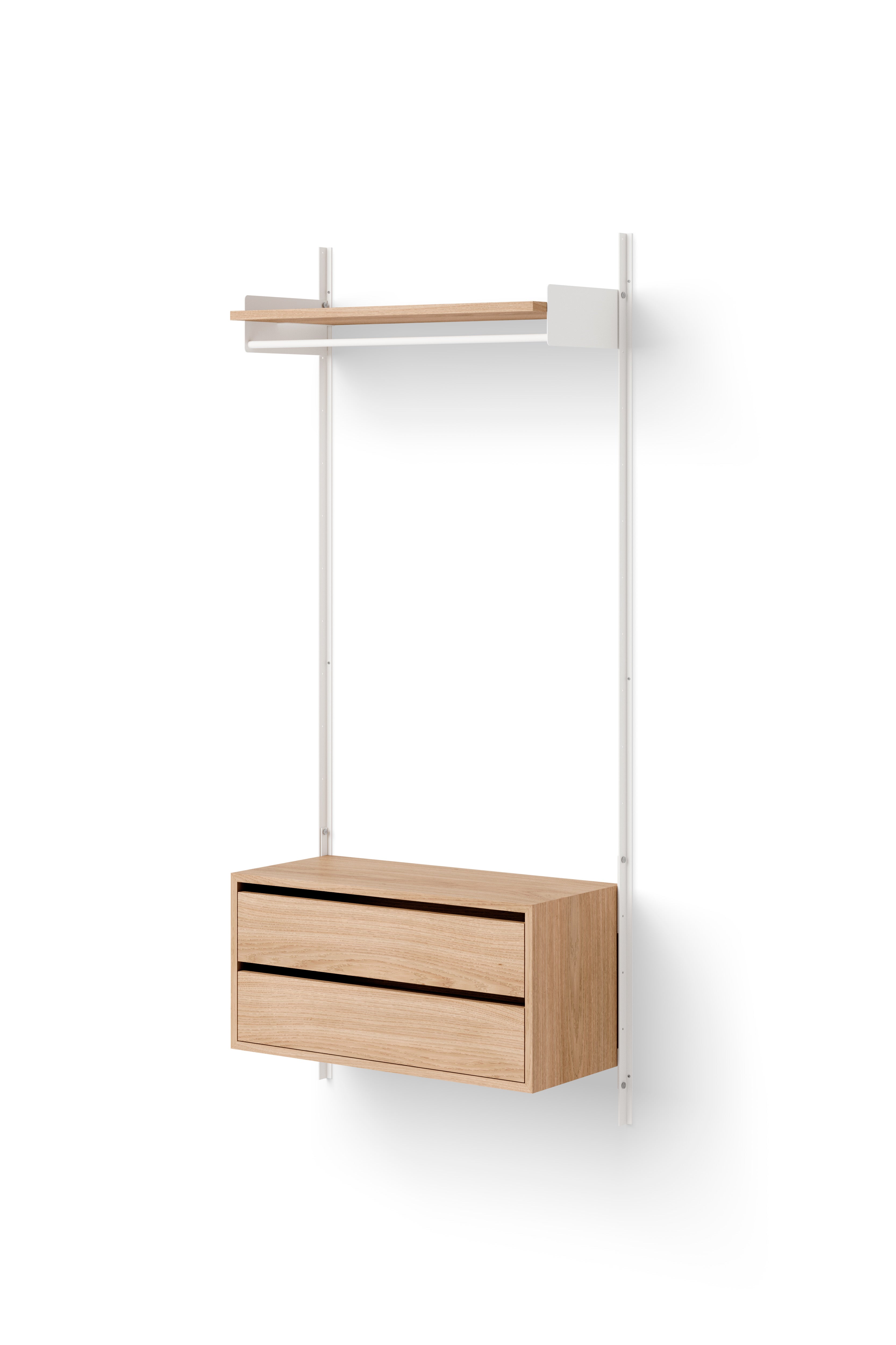 Hanging cabinet with drawers New Works Oak Veneer