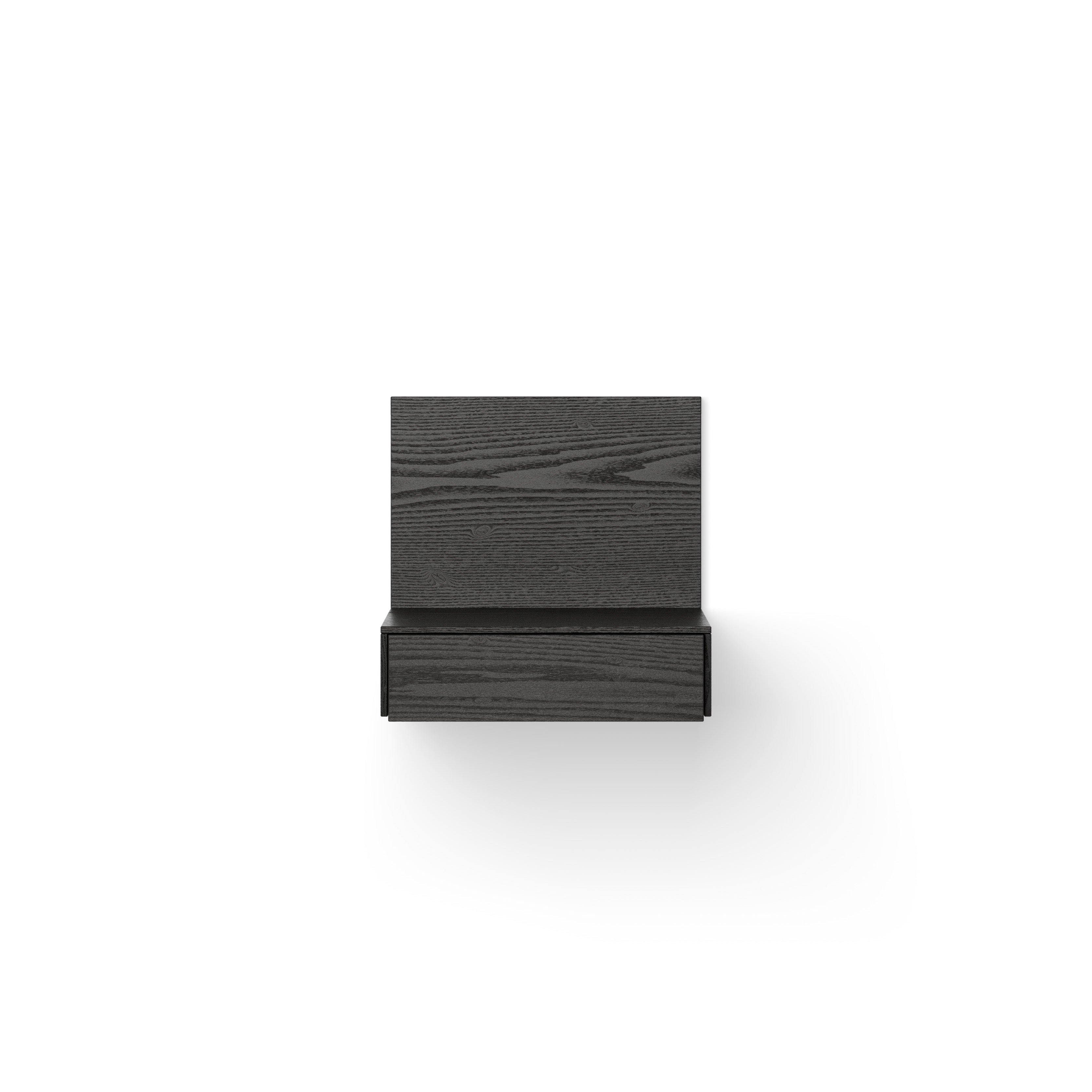 Tana hanging cabinet black oak veneer