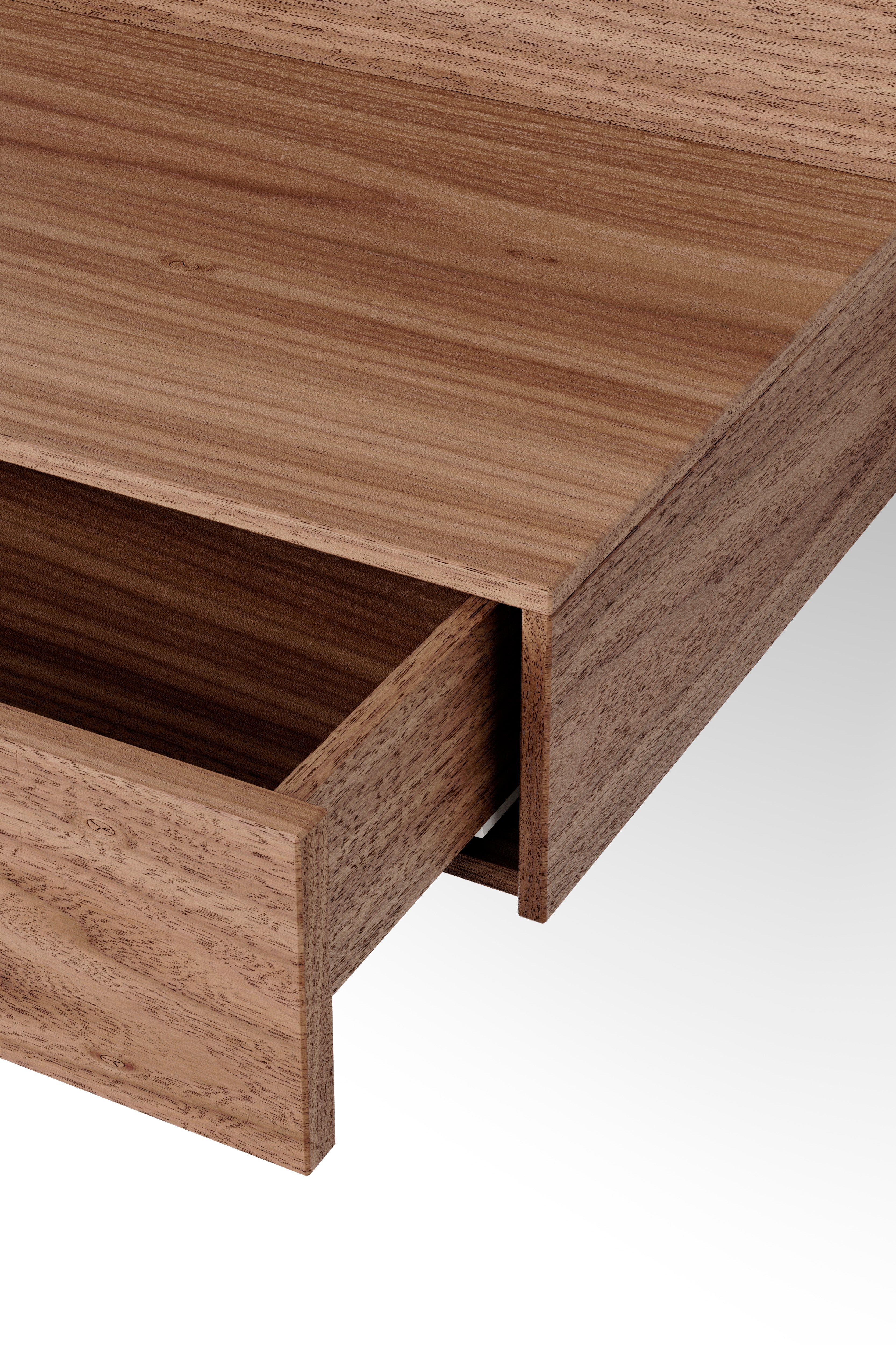 Tana nut veneer hanging cabinet