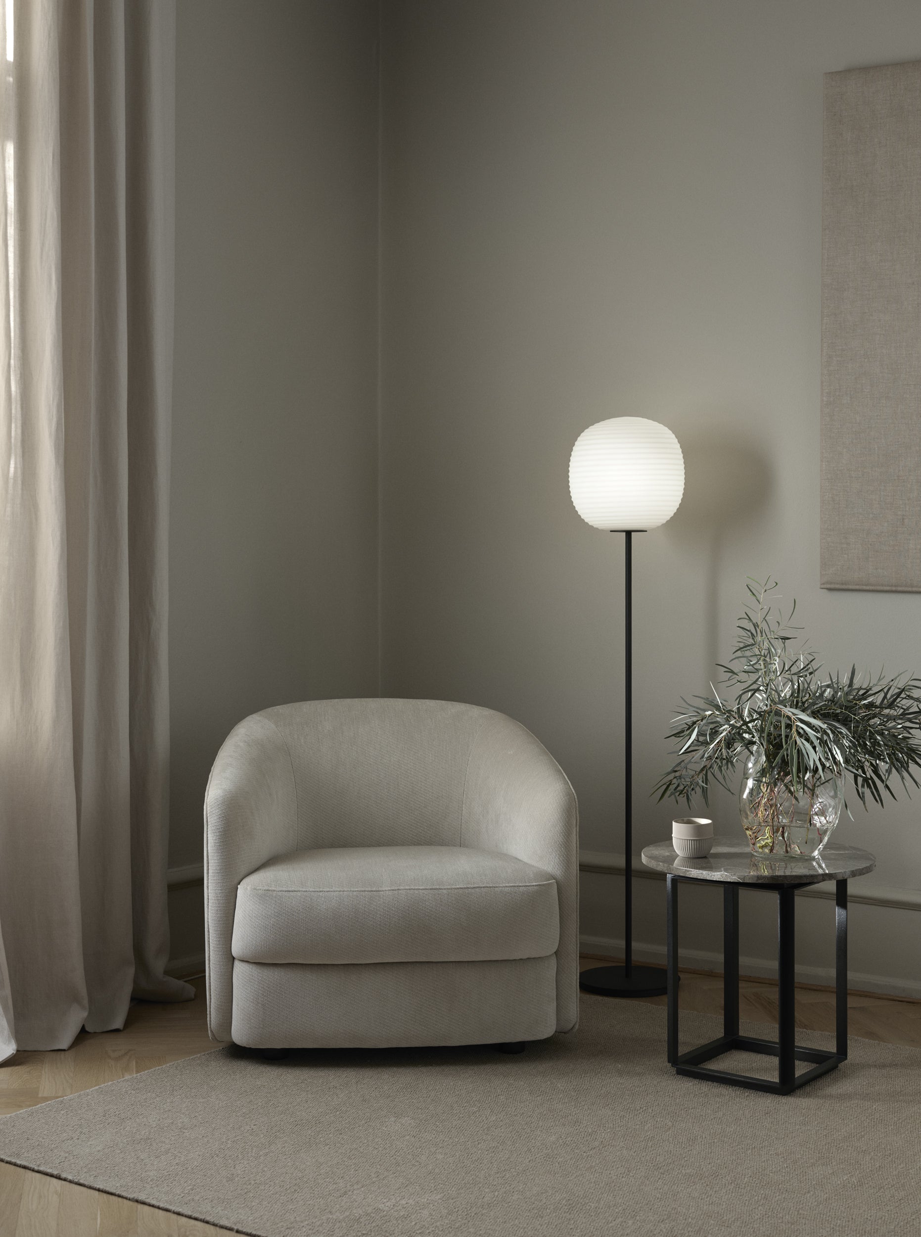 Upholstered Covent armchair