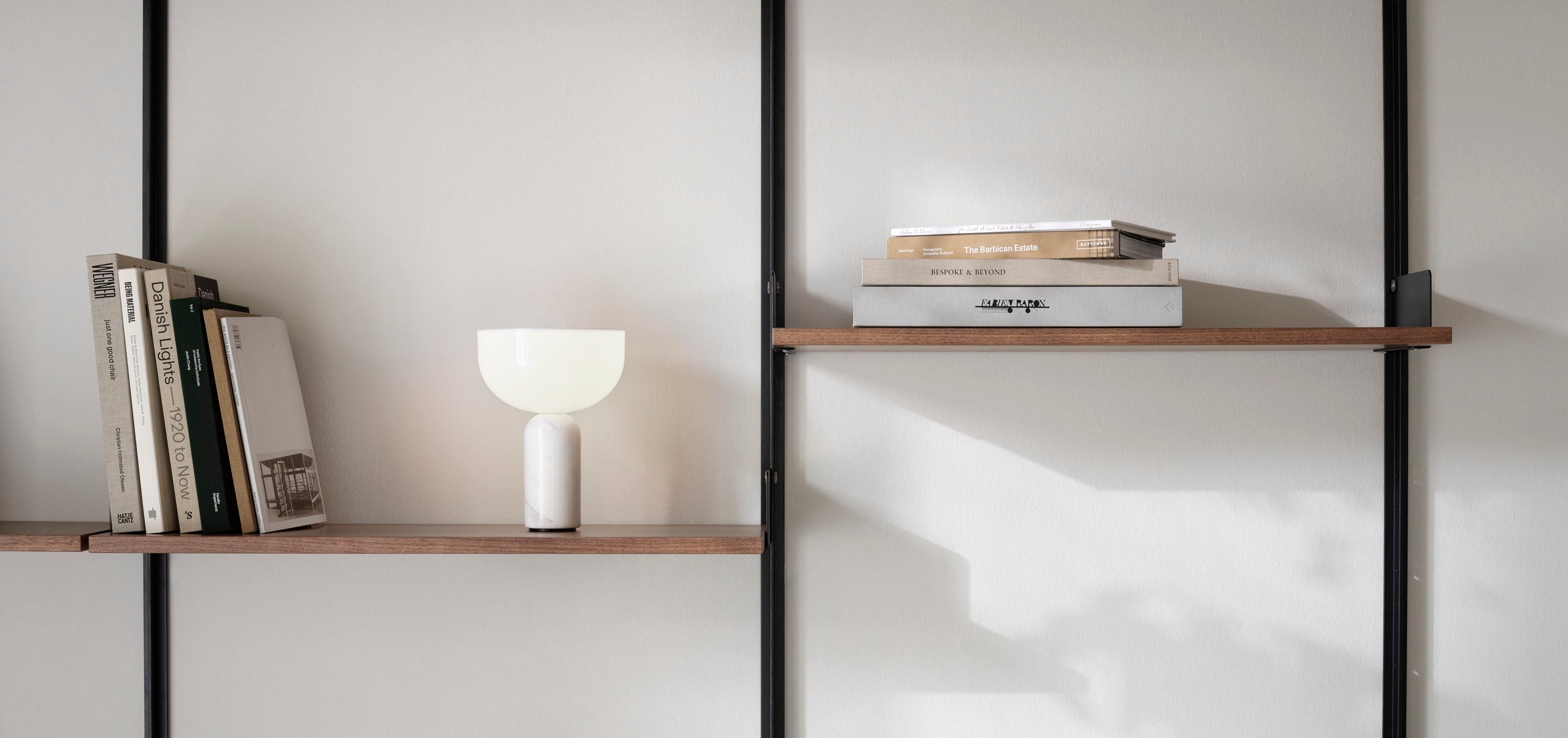 Portable lamp KIZU white marble