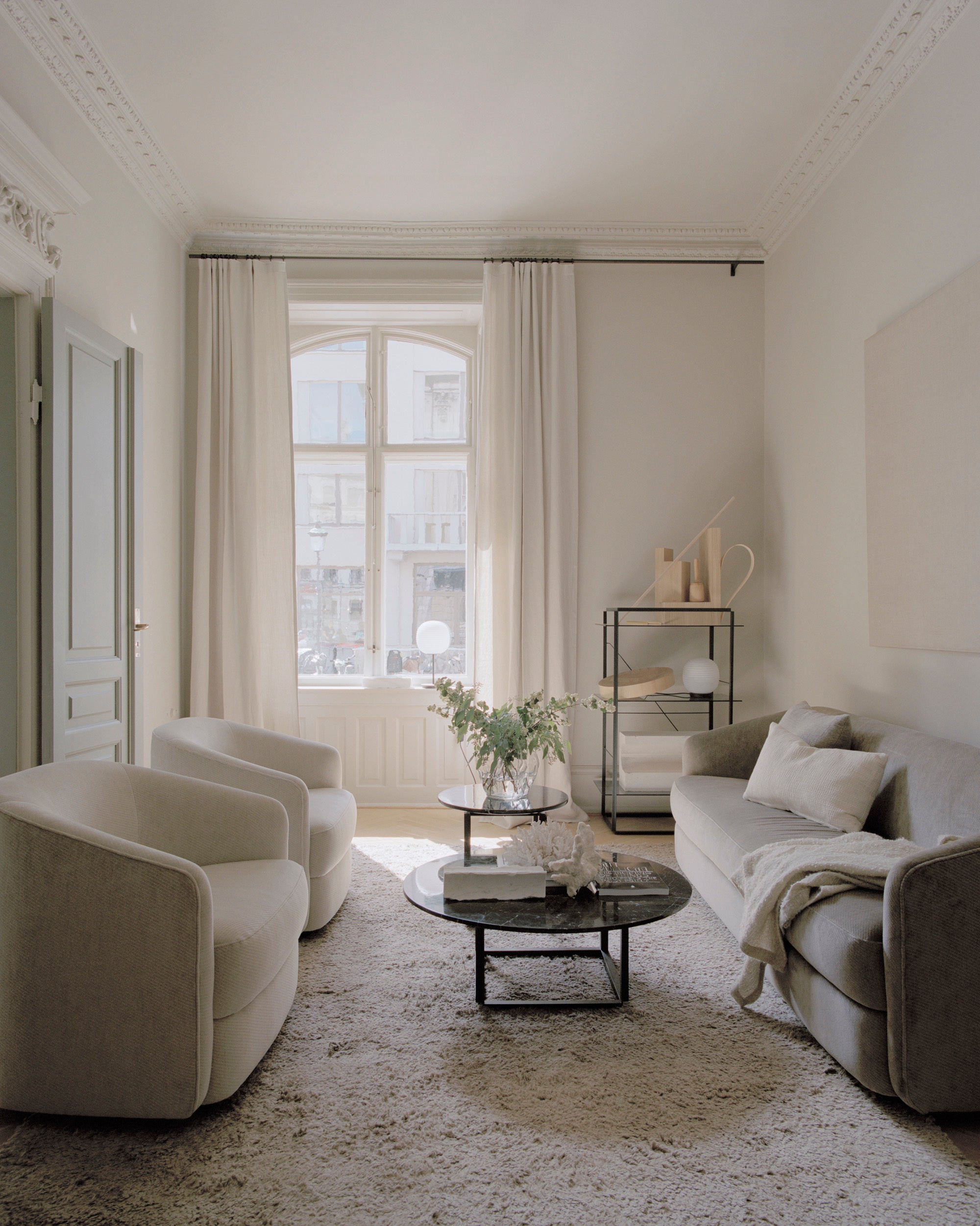 Upholstered Covent armchair