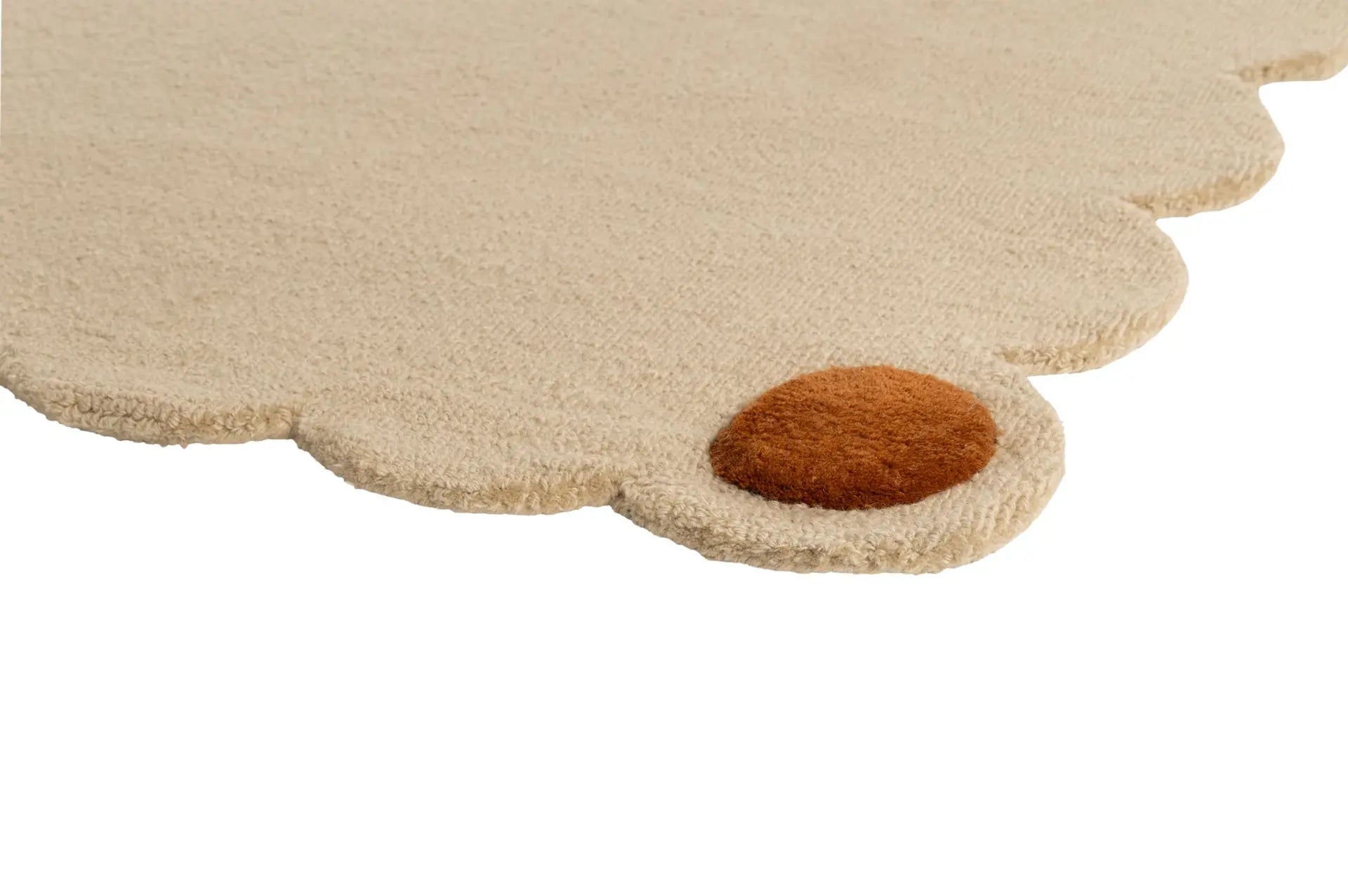 WARSAW Beige Rug with Green and Burgundy
