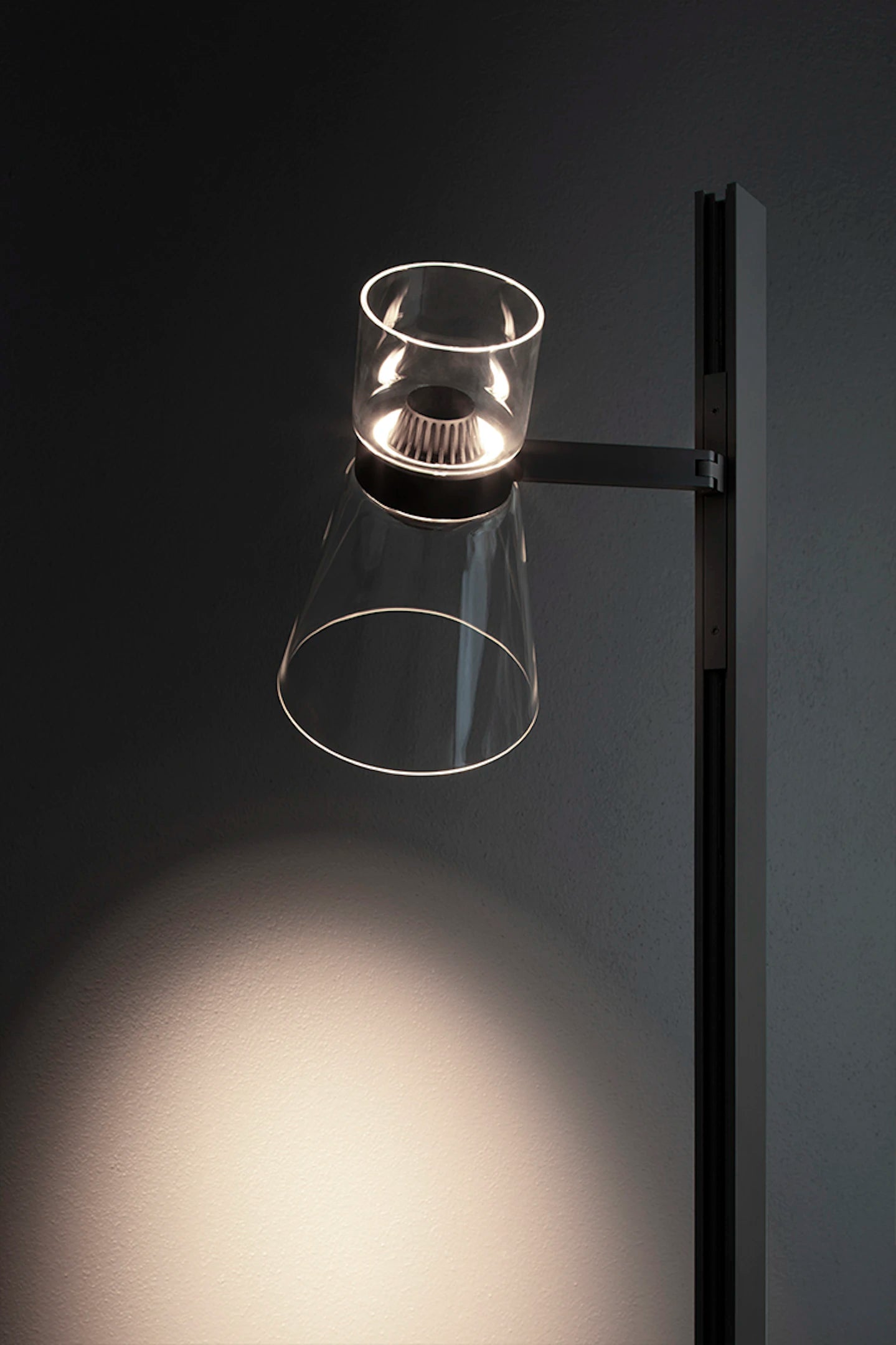 NOCTURNE F1 CONE Silver Floor Lamp