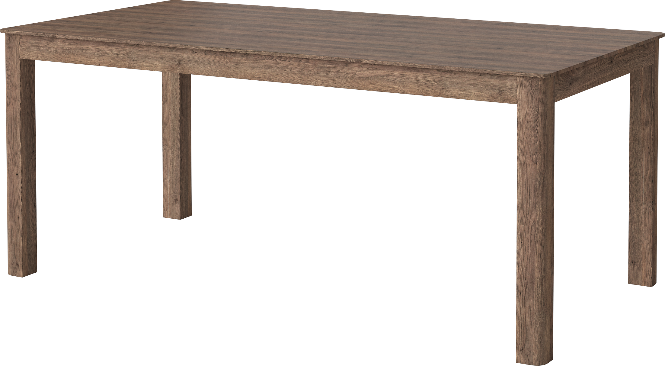 Node folding table dark oak wood