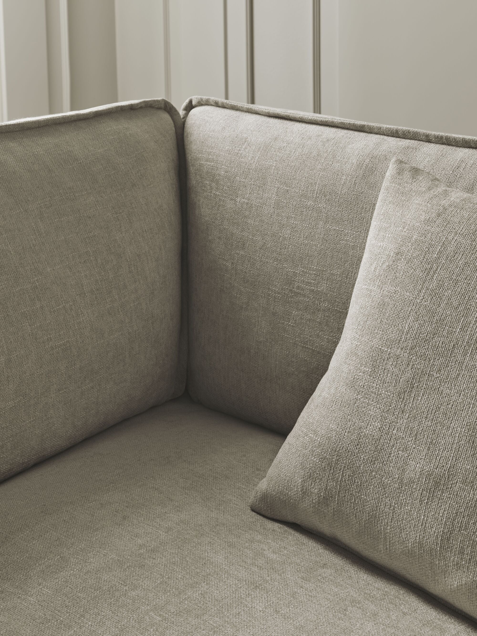 Left-hand corner 3-modular upholstered noora dark base