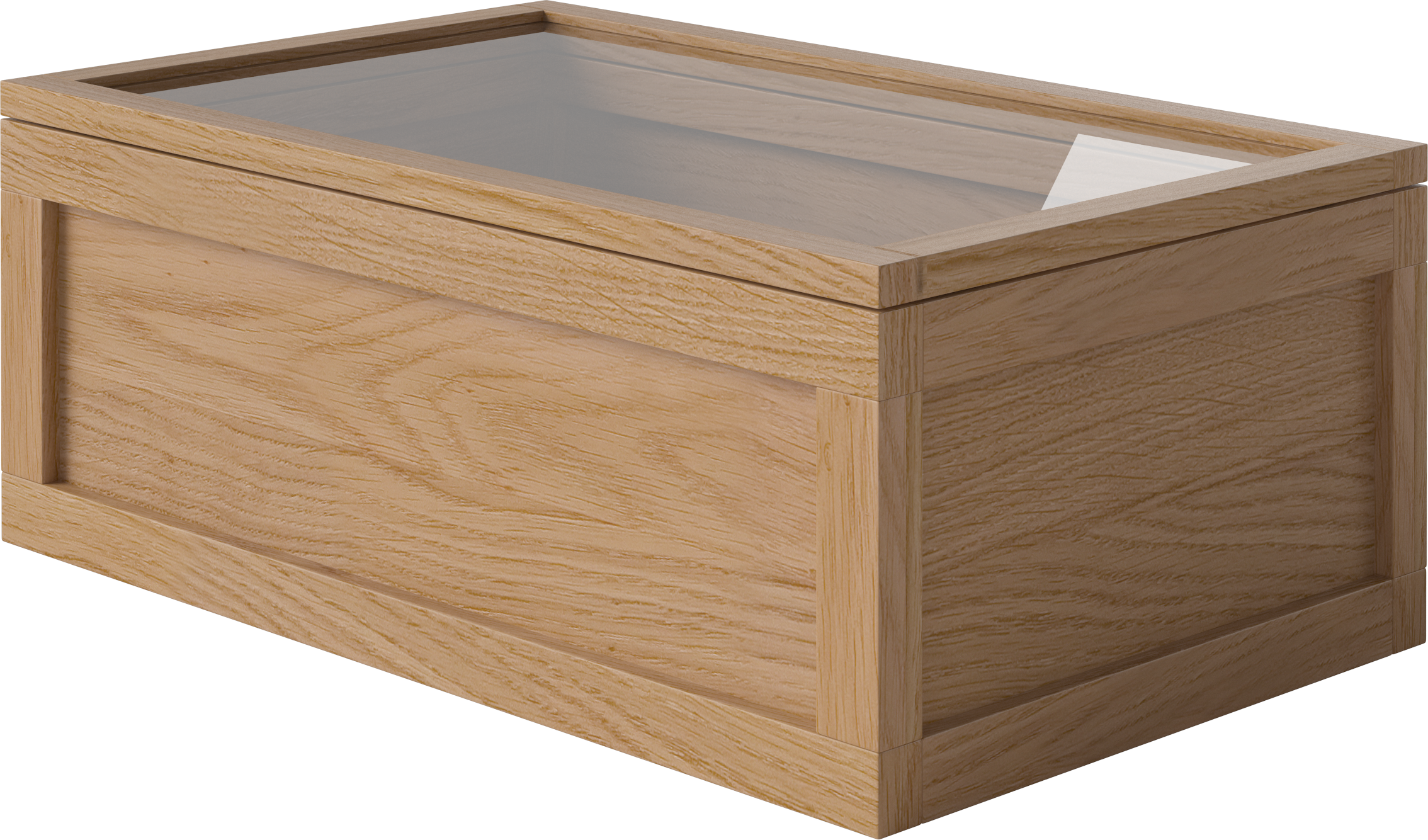 Decorative box norie oak wood