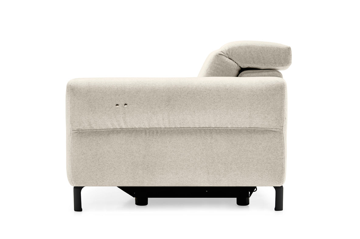 Left-sided corner sofa NORMA upholstered