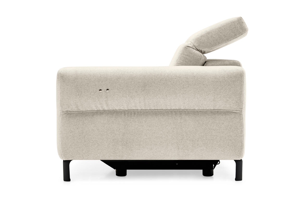 Left-sided corner sofa NORMA upholstered
