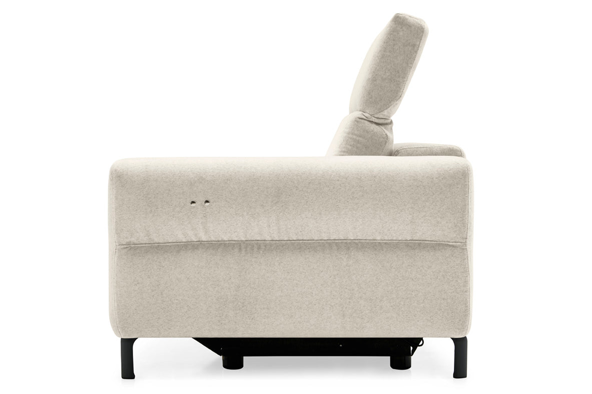 Left-sided corner sofa NORMA upholstered