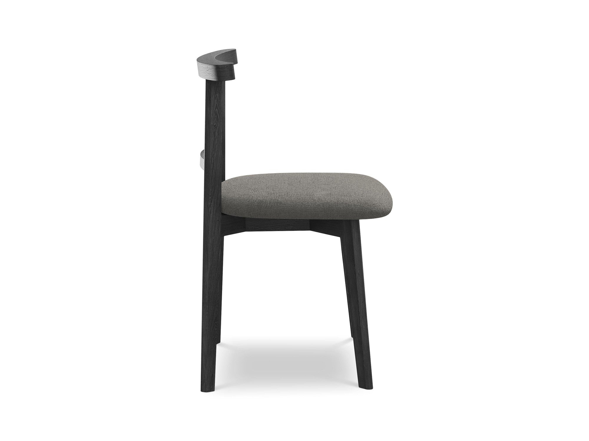 OHELO Chair Dark Gray with Black Beech Base