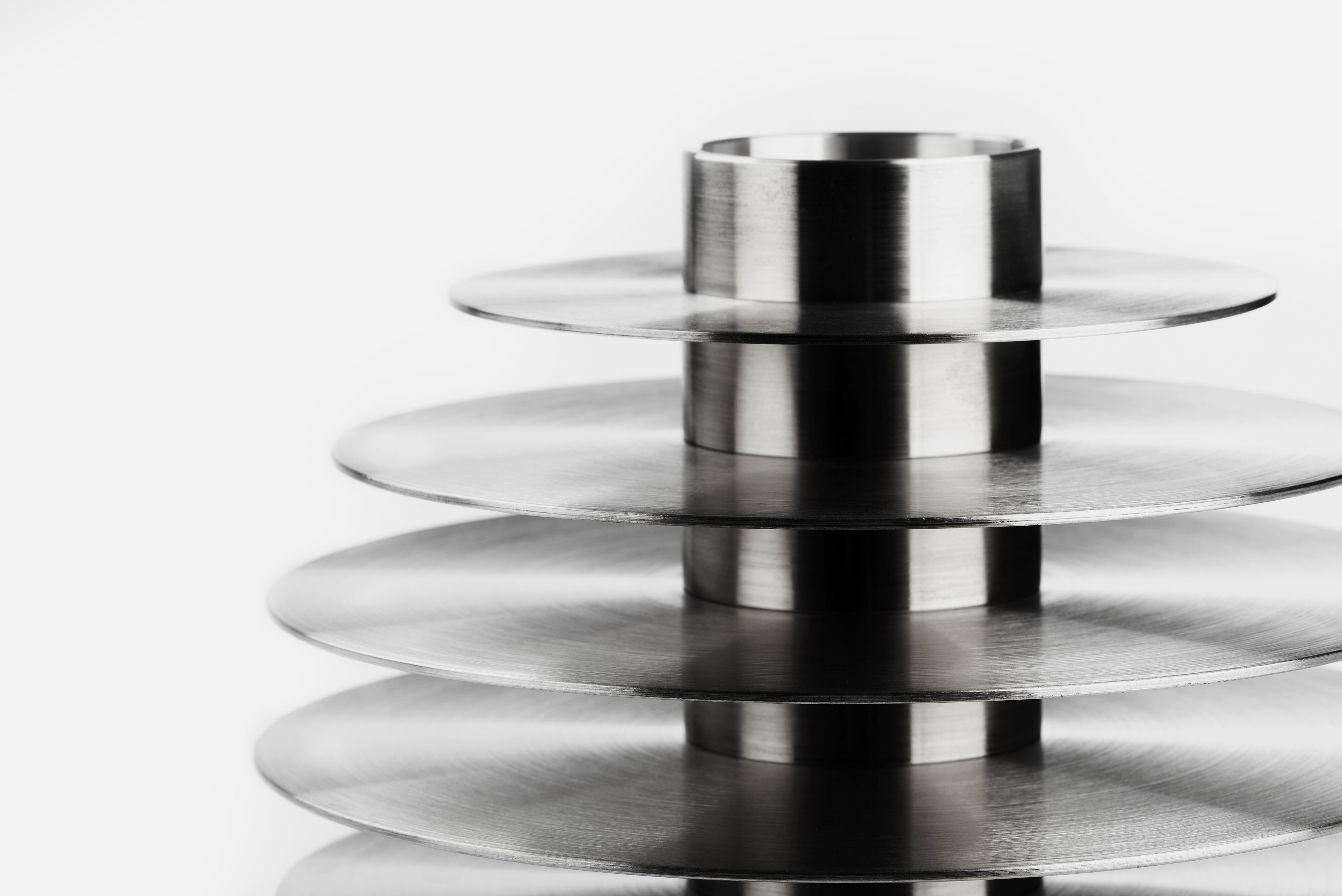 ORB Steel Candle Holder Set