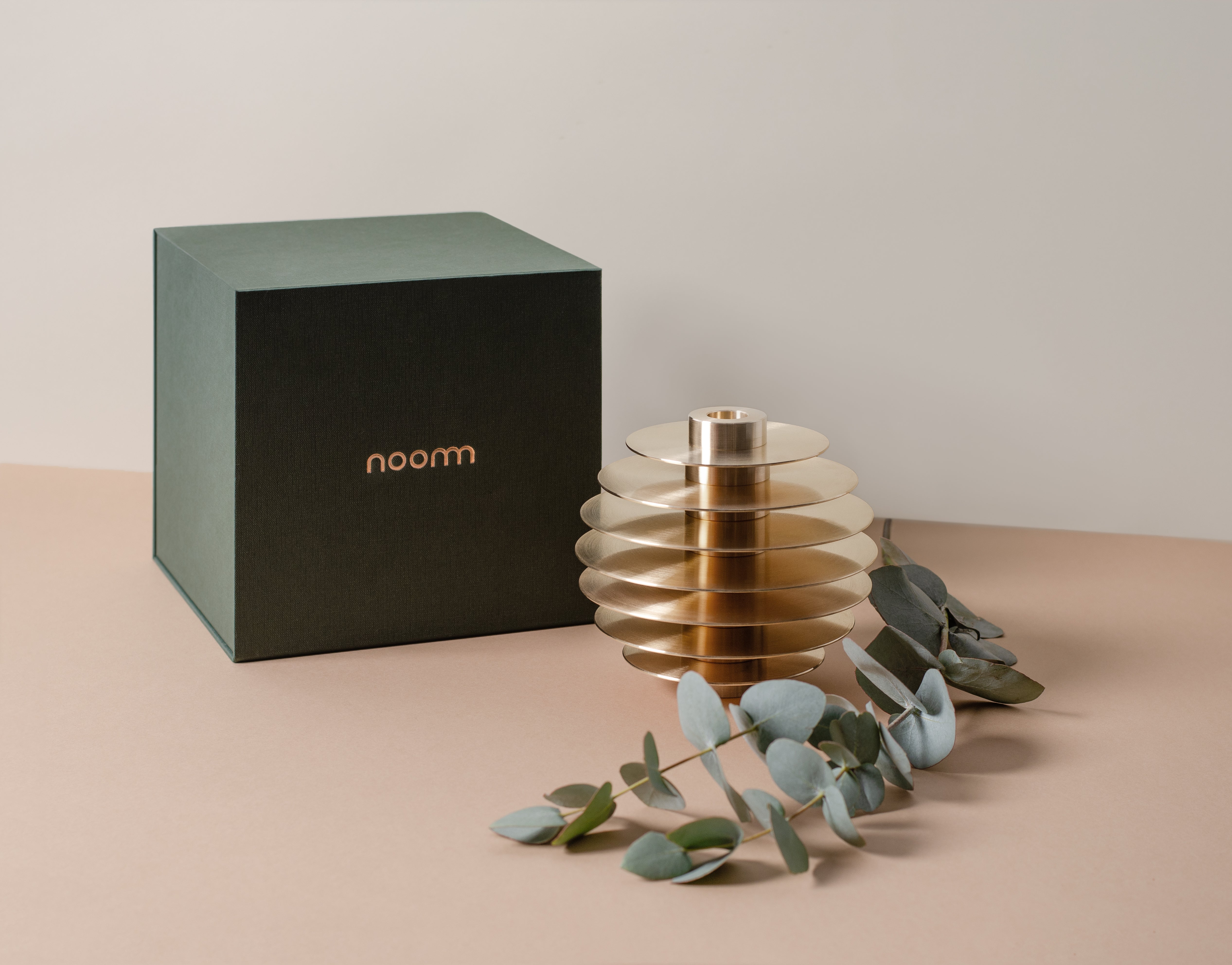 ORB Brass Candle Holder Set