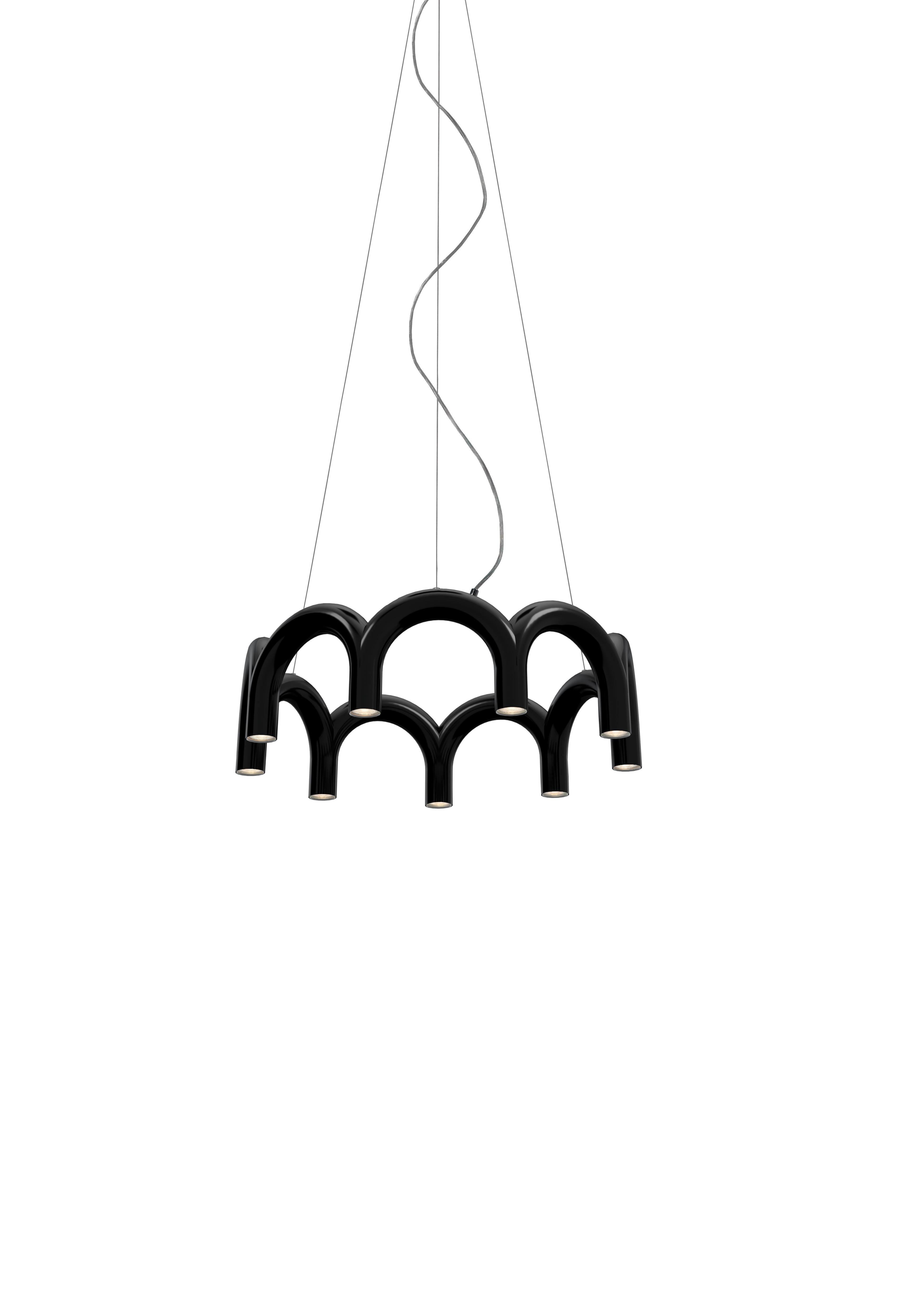 ARCH CIRCLE black pendant lamp