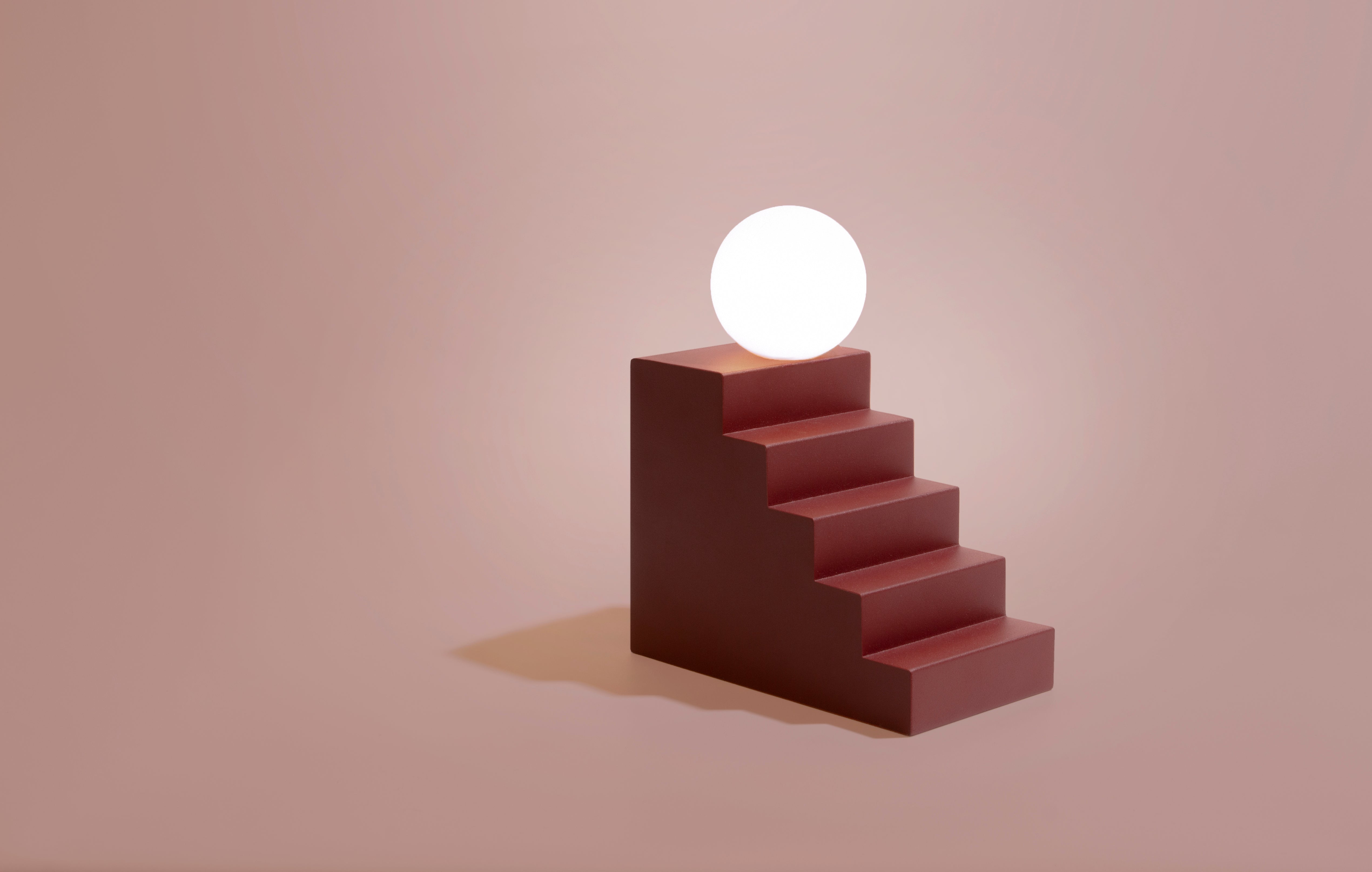 Tischlampe STAIR rot