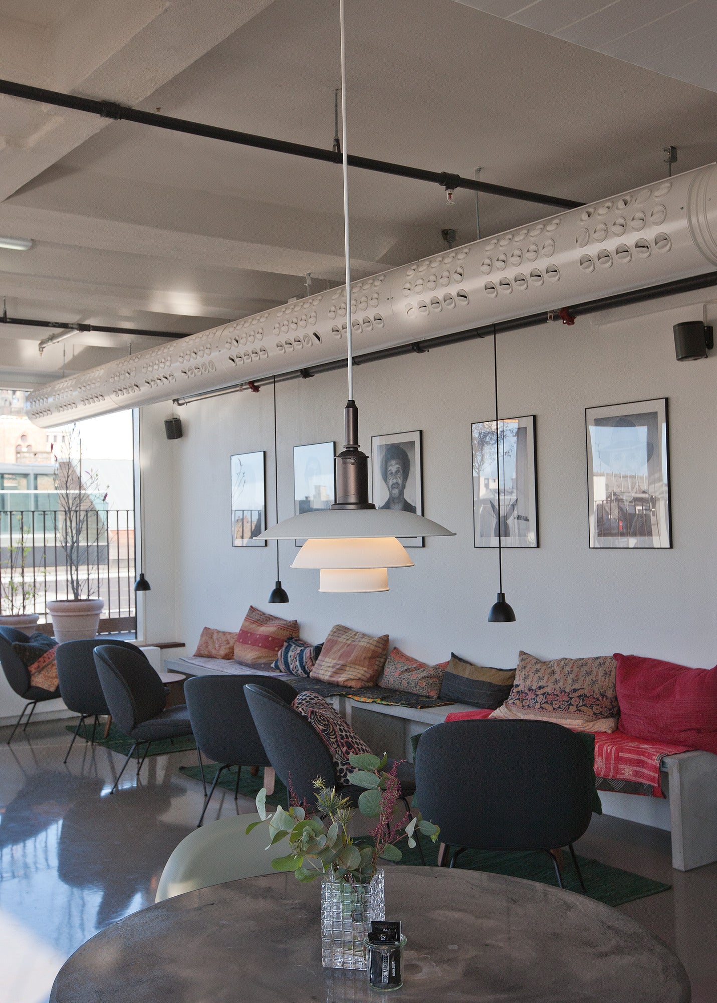 PH 3½-3 White Pendant Lamp