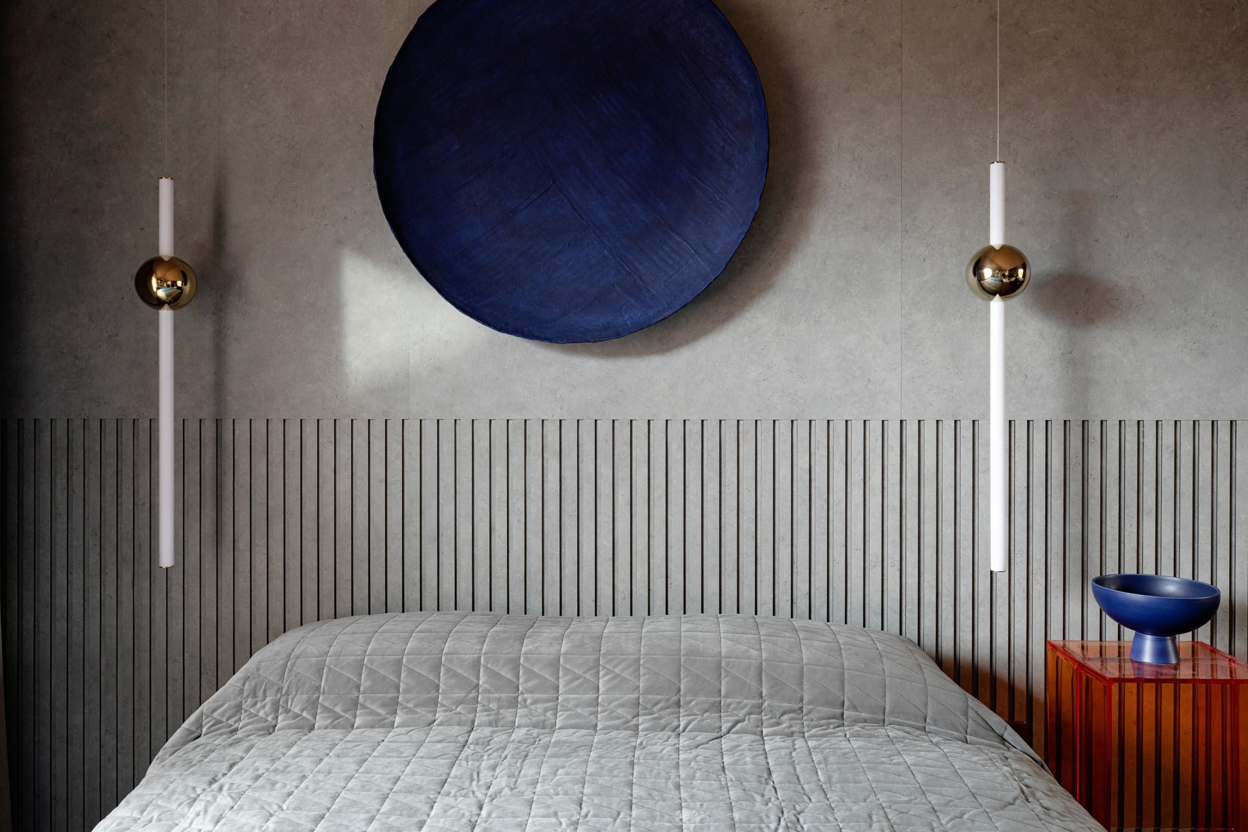 ORION GLOBE Pendant Lamp in Polished Gunmetal