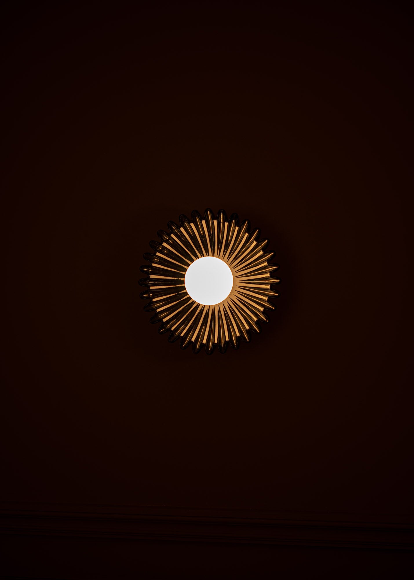 Black Ceramic Wall Lamp OSTRO