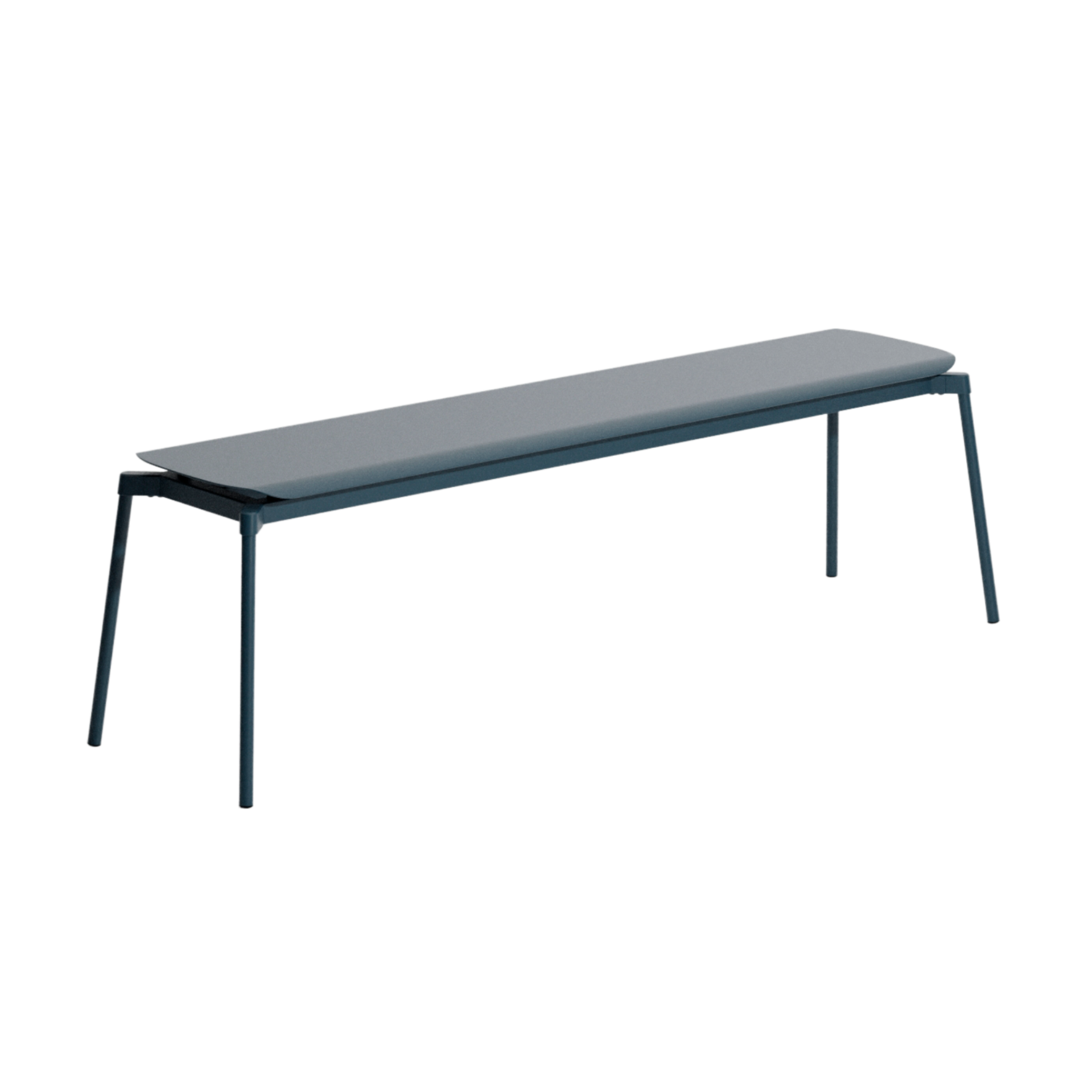 FROMME bench in gray-blue