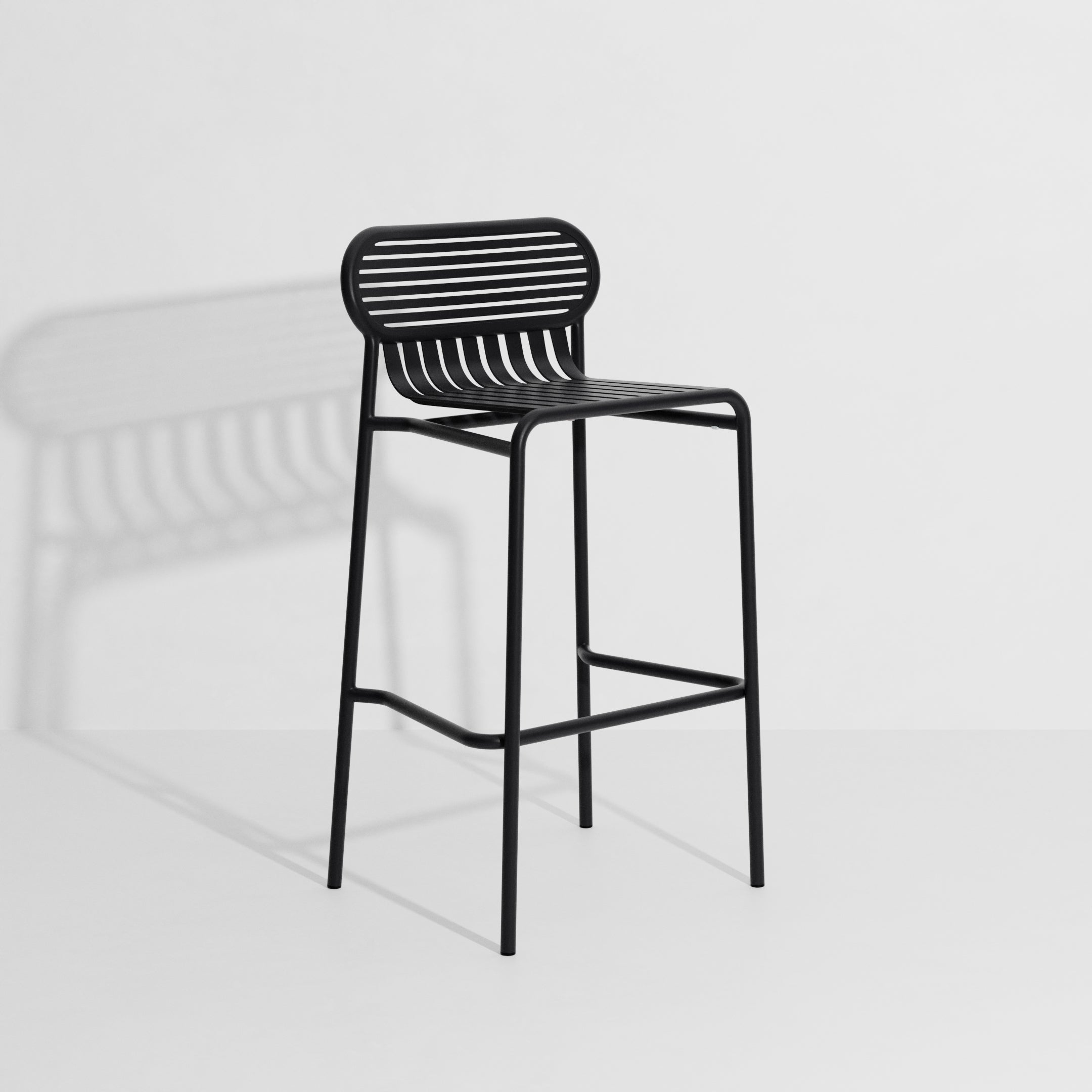 WEEK-END Black Garden Stool