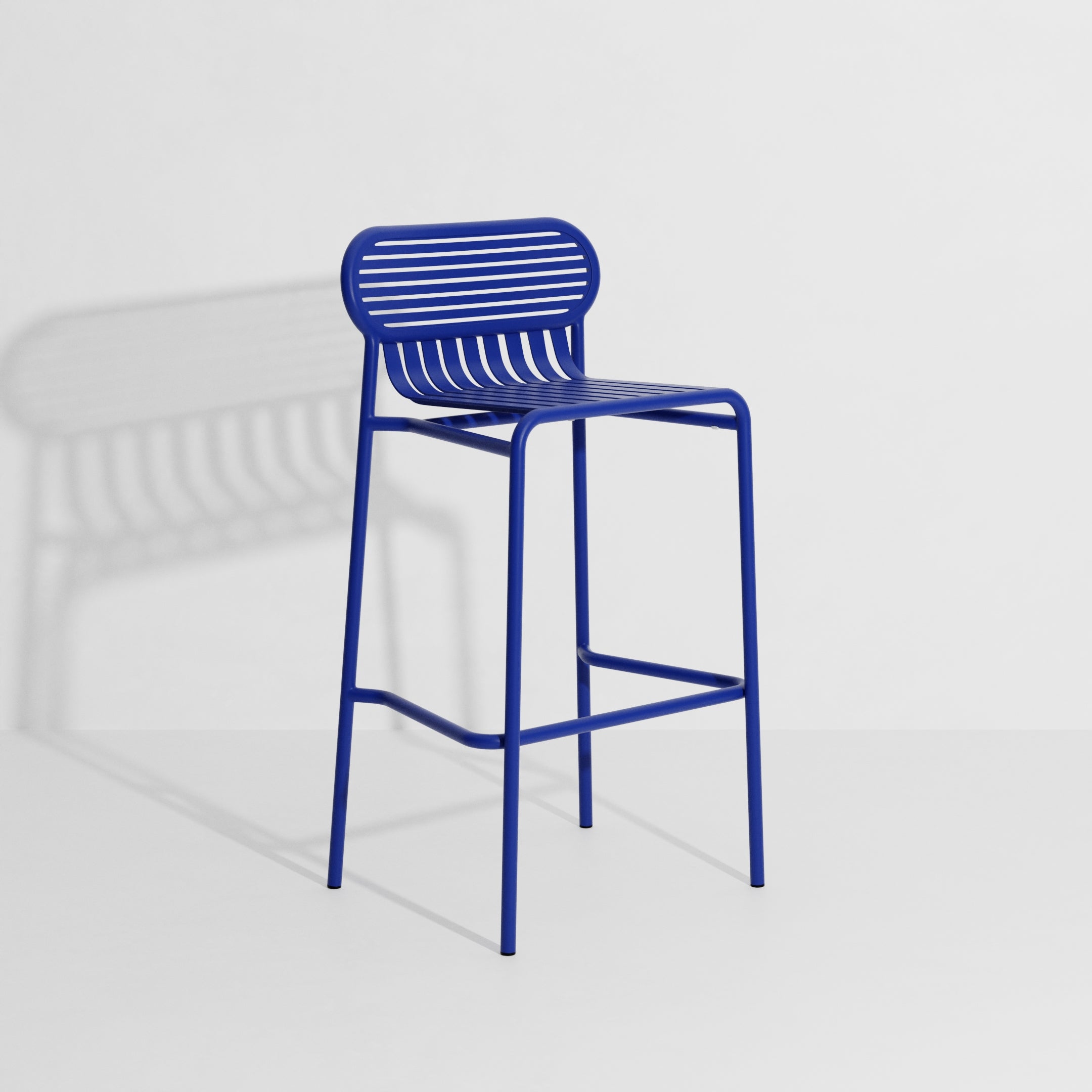 WEEK-END Dark Blue Garden Stool