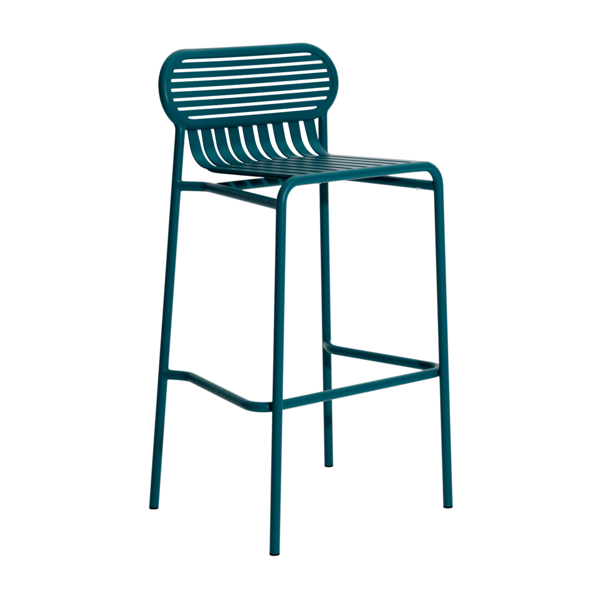 WEEK-END Oceanic Blue Garden Stool