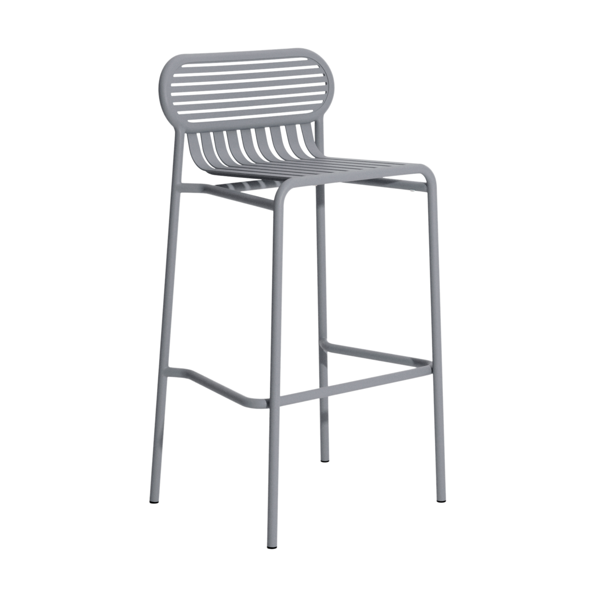WEEK-END Gray Garden Stool