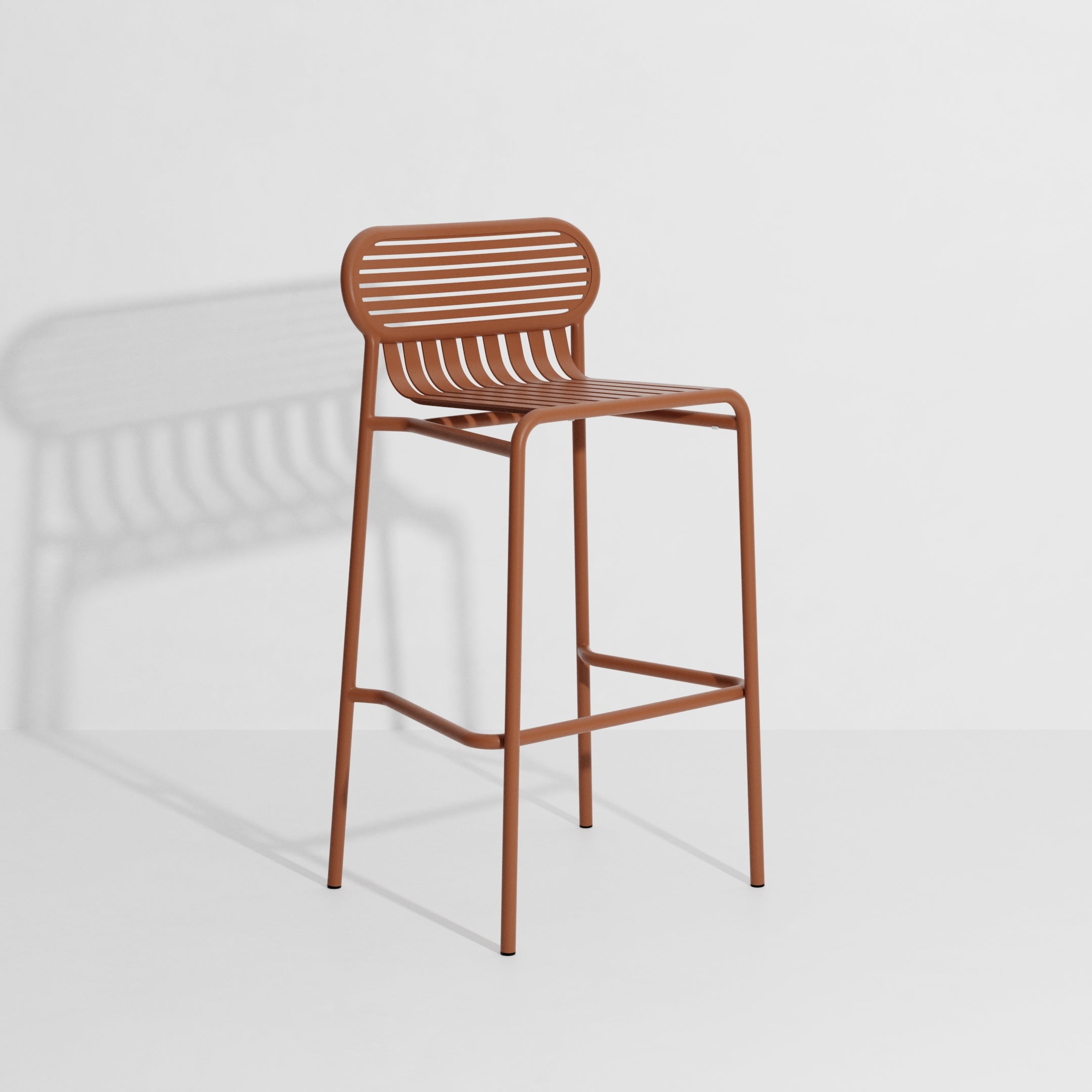 WEEK-END terracotta garden stool