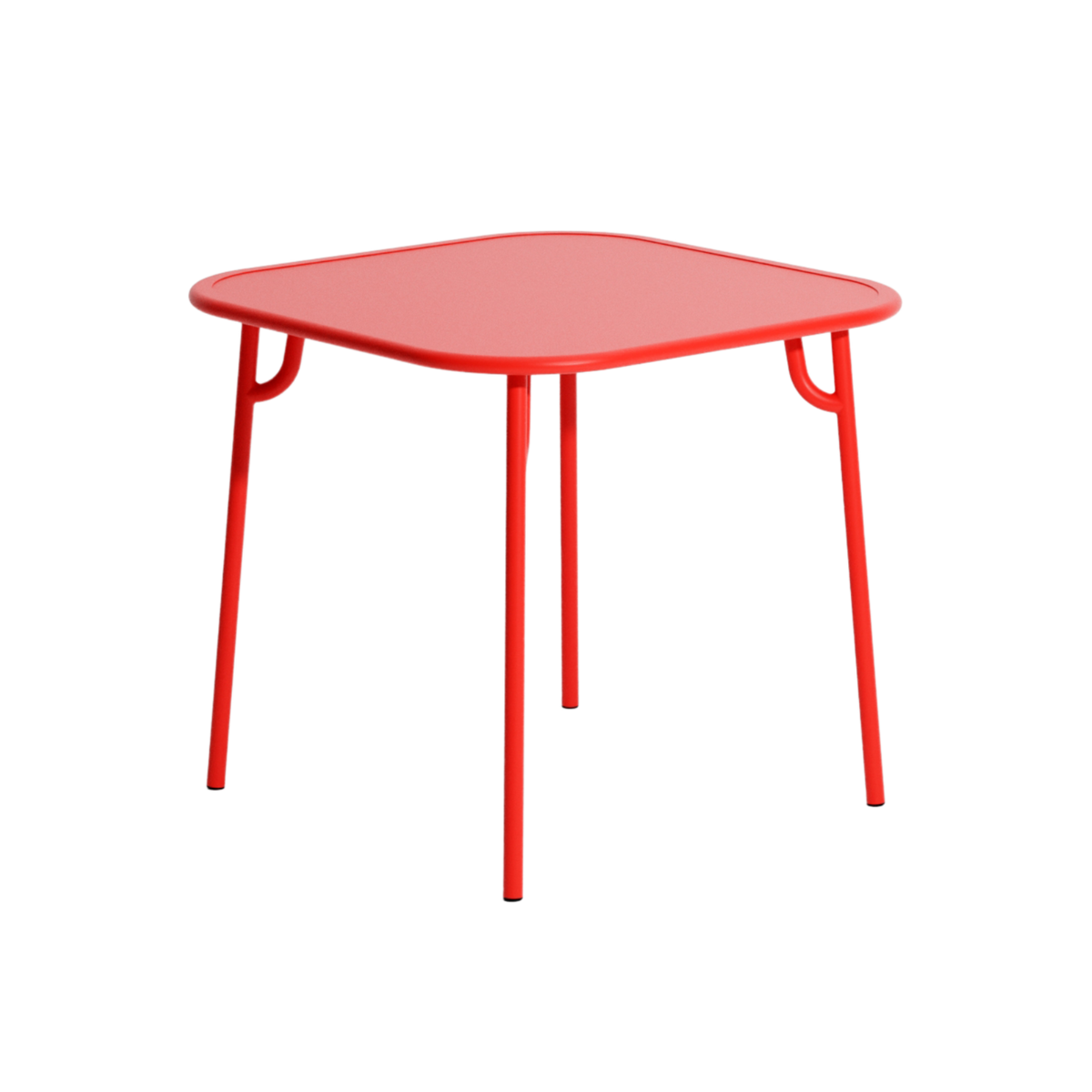WEEK-END Square Garden Table in Red