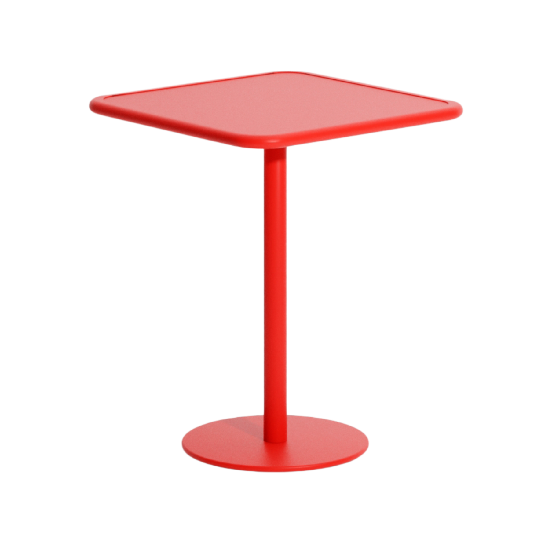 WEEK-END Square Garden Table in Red