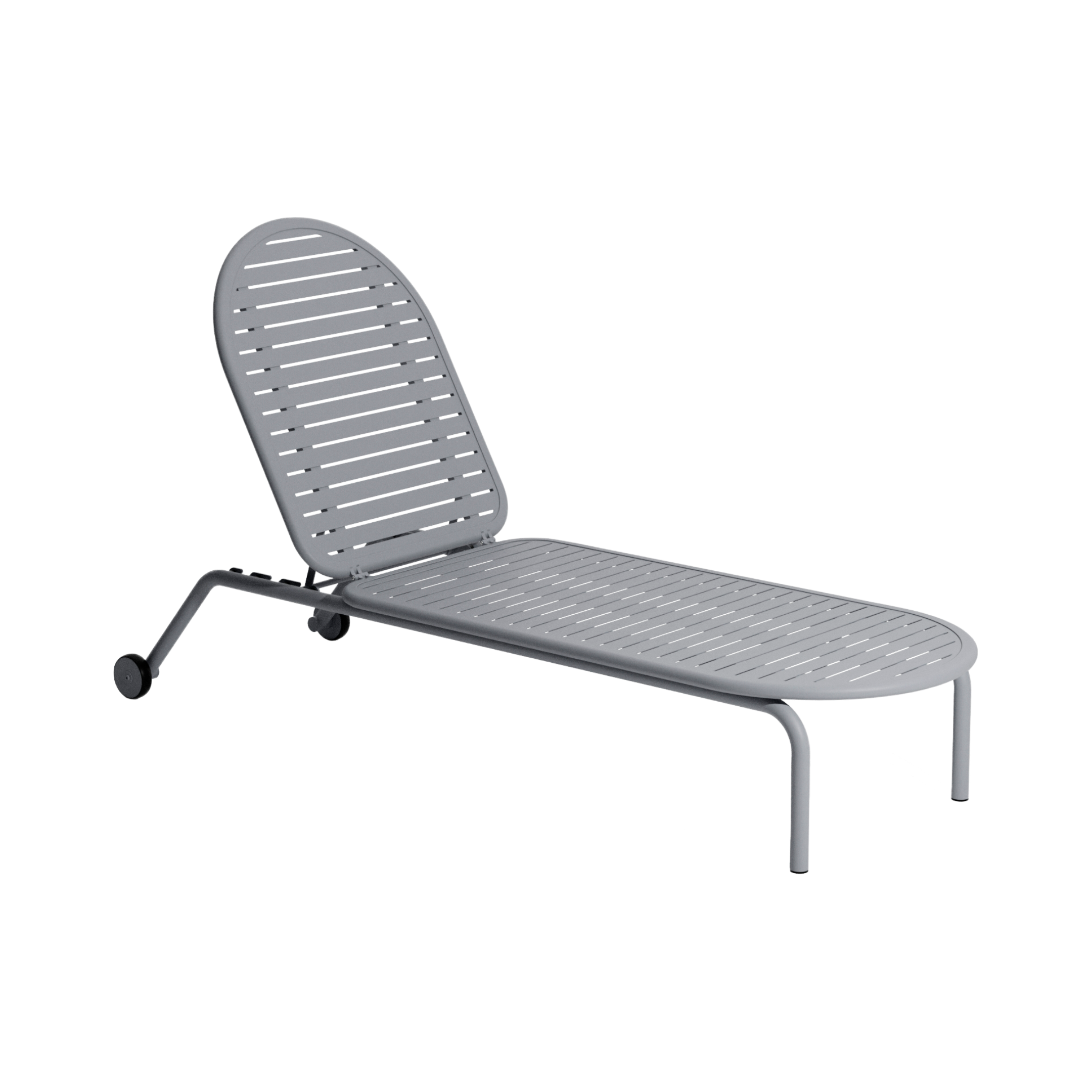 WEEK-END garden lounger in gray
