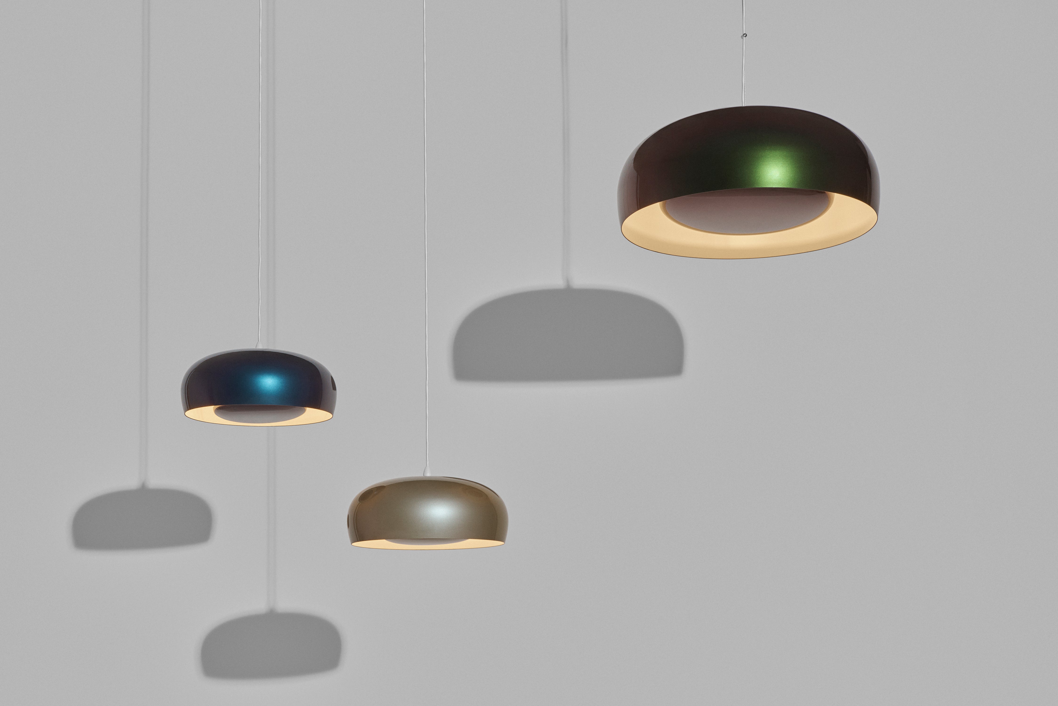 BRUSH dark blue pendant lamp