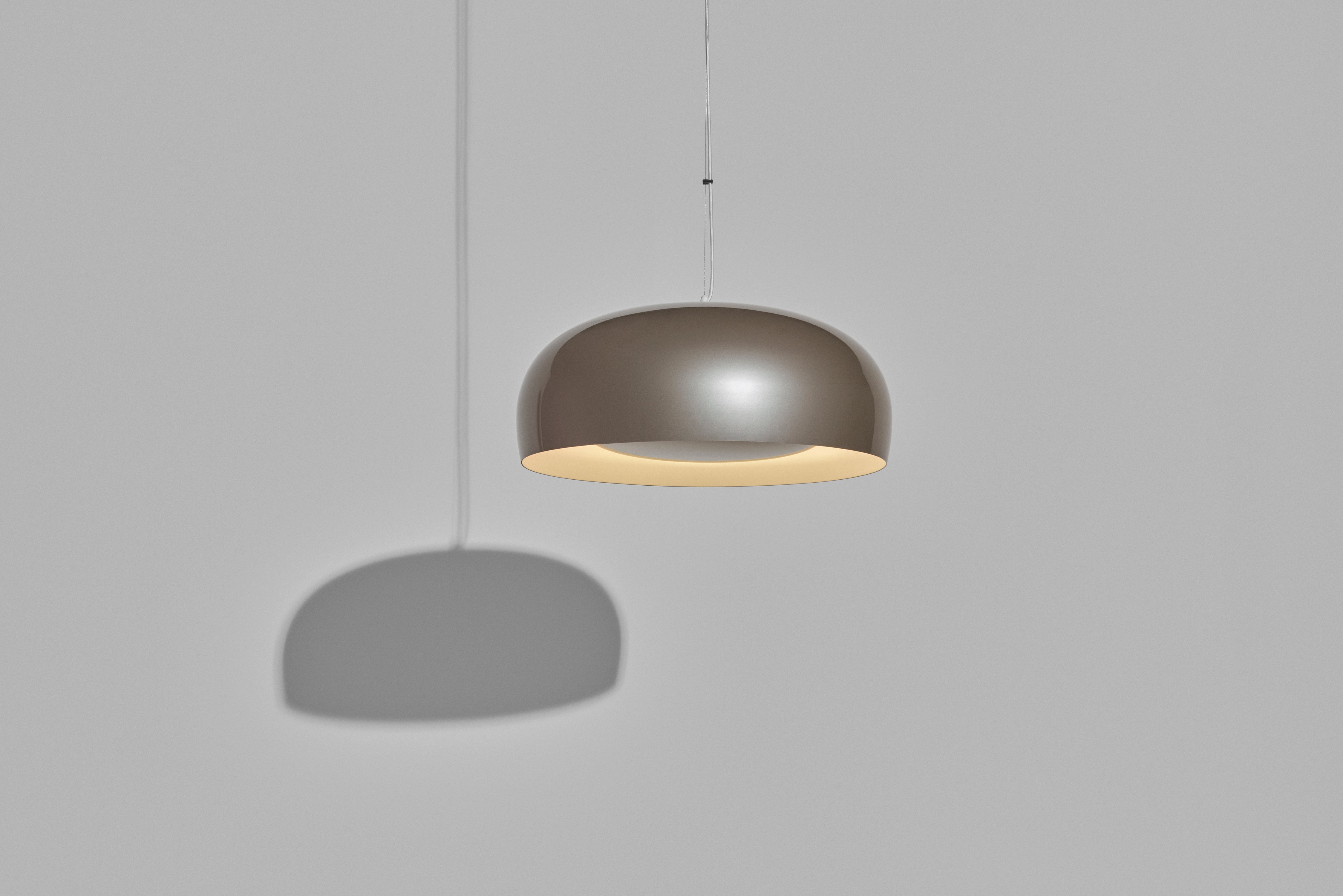 BRUSH gray pendant lamp