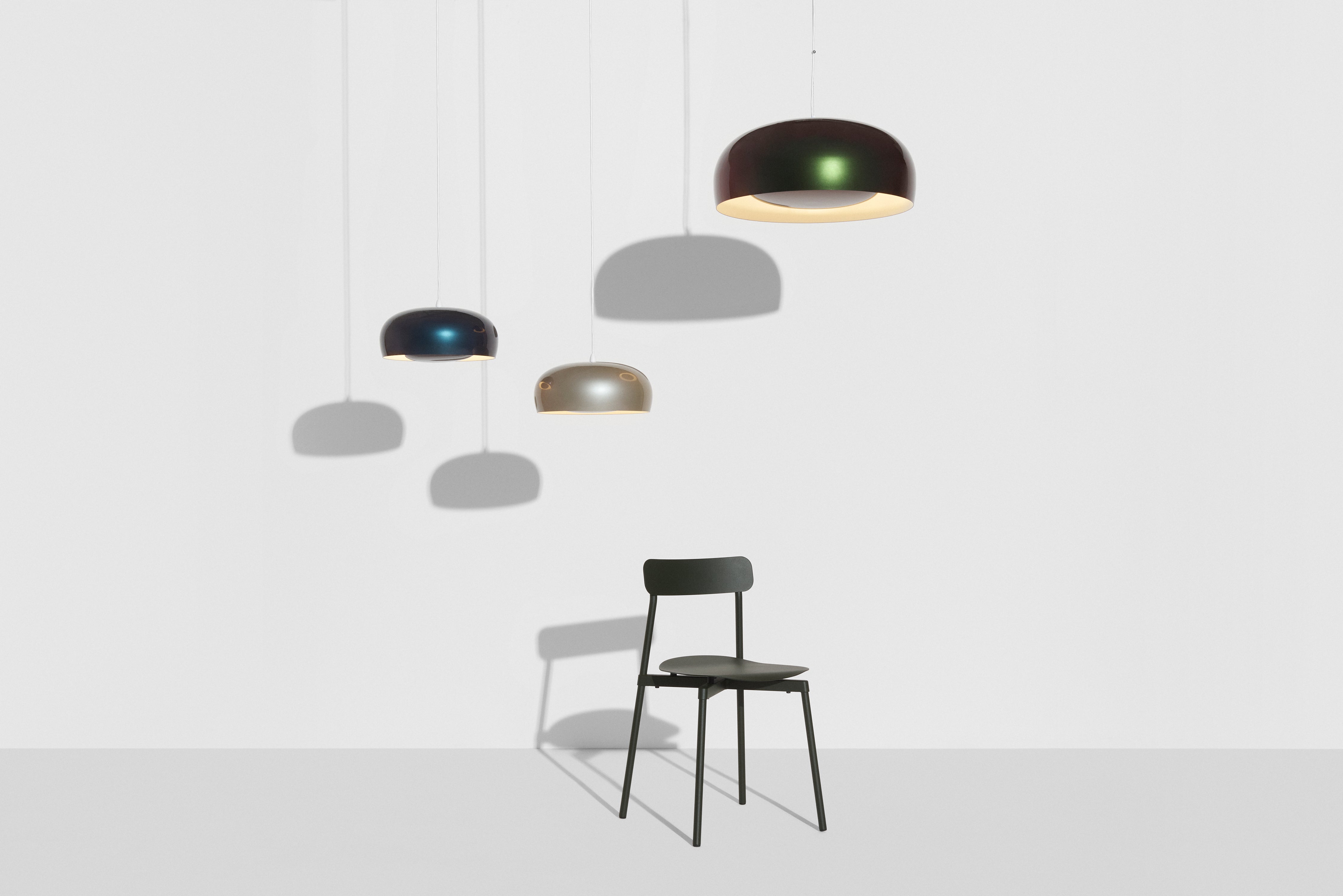 BRUSH gray pendant lamp