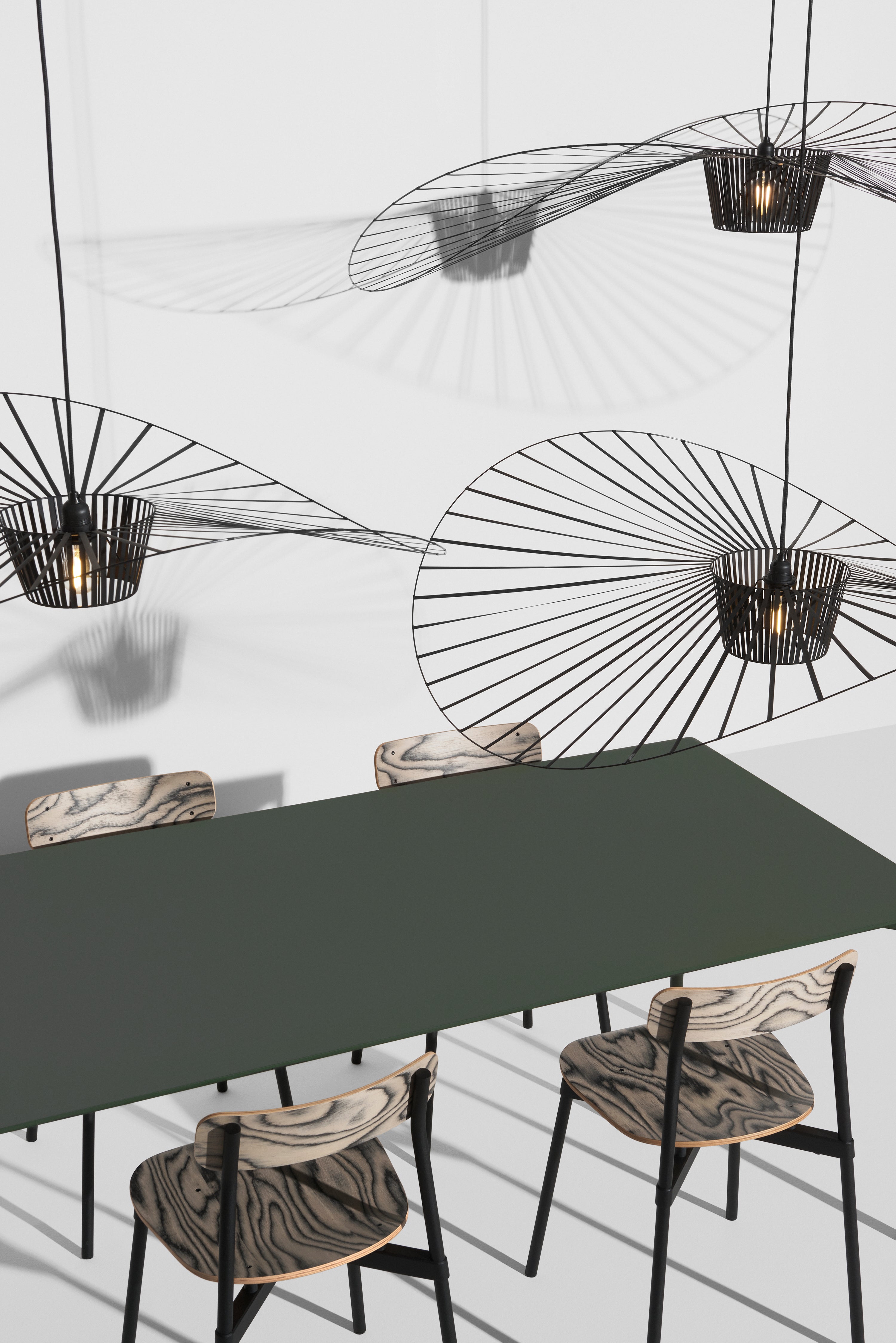 VERTIGO black pendant lamp
