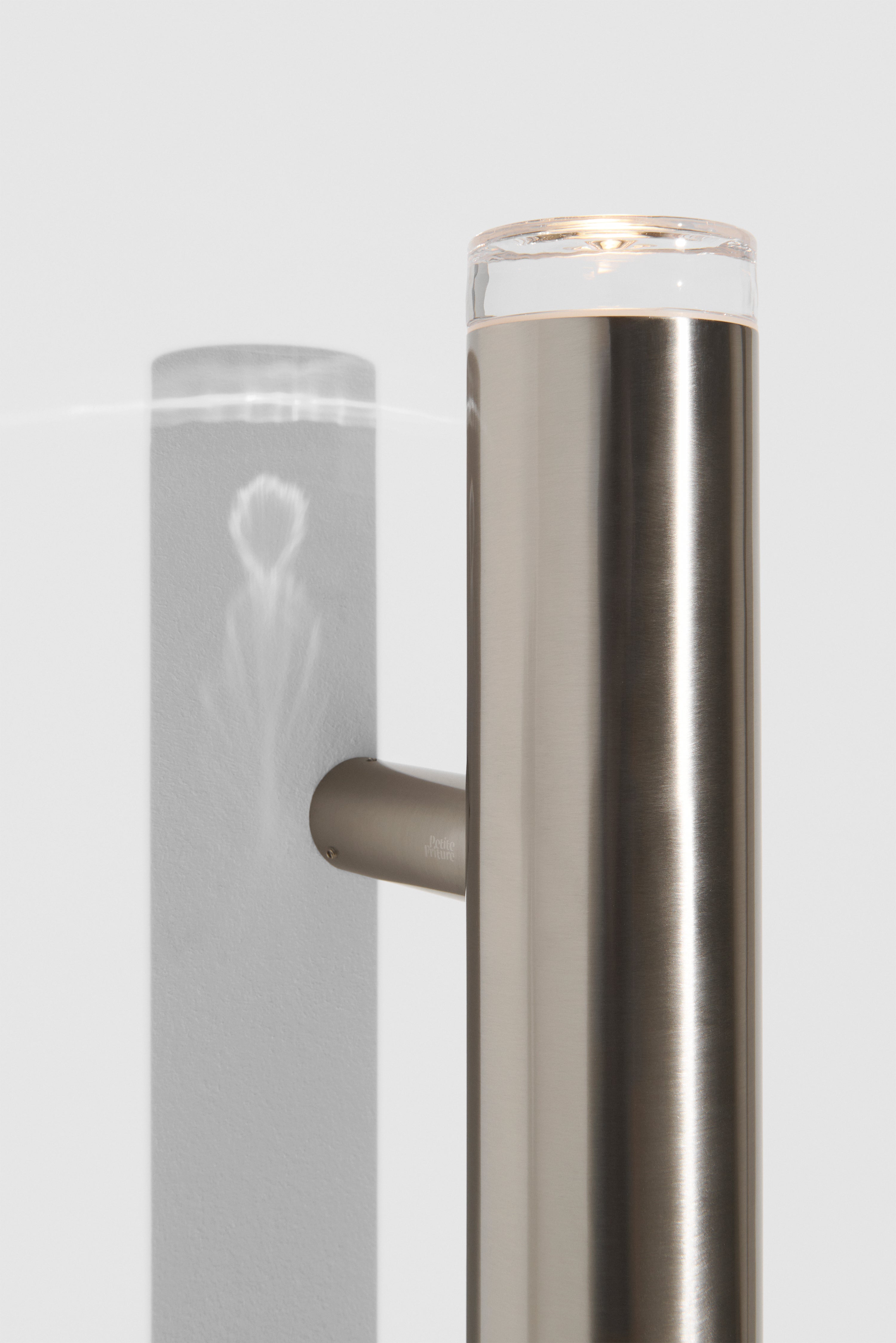 PYL wall lamp polished steel