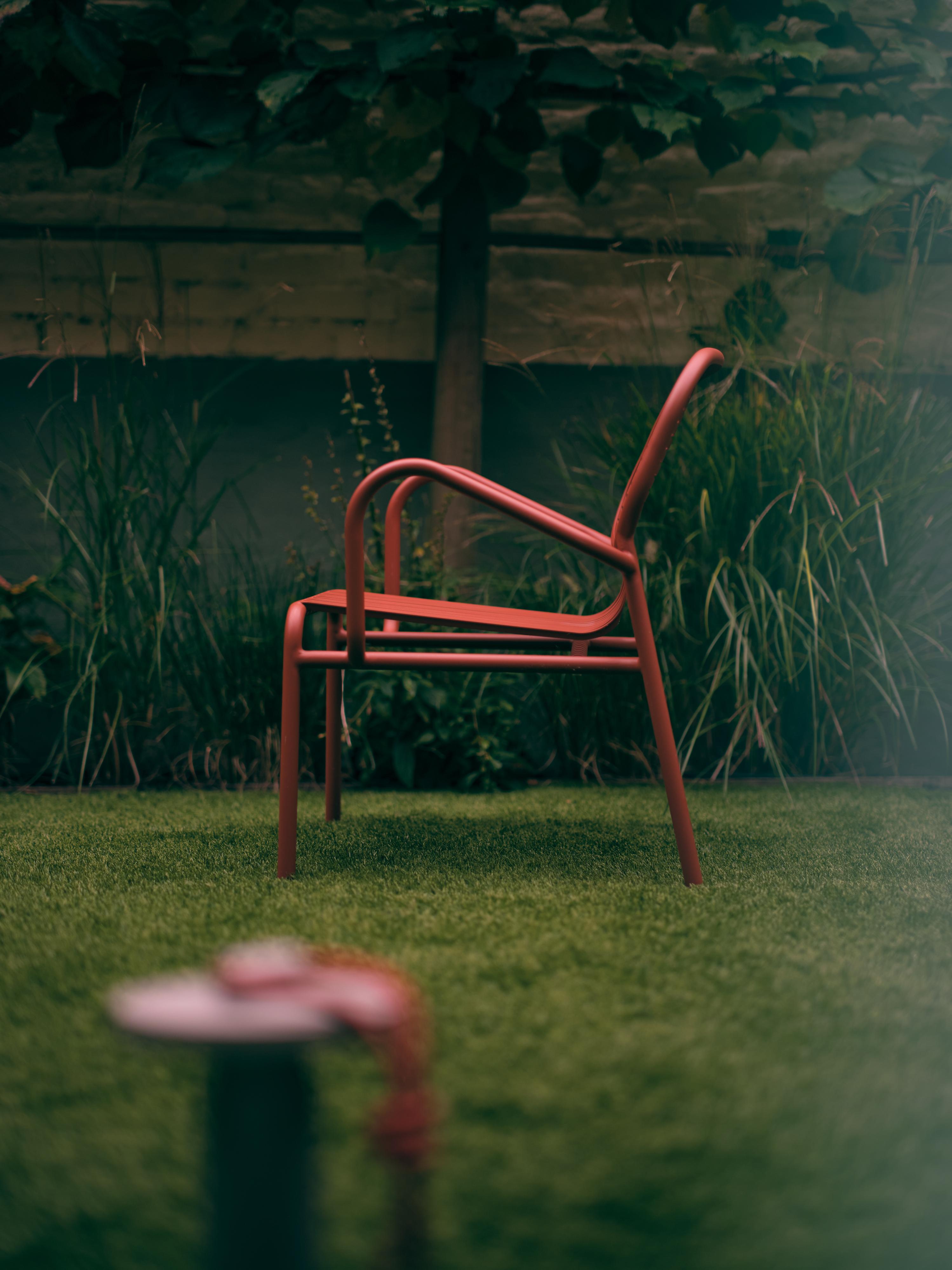WEEK-END garden armchair in dove blue