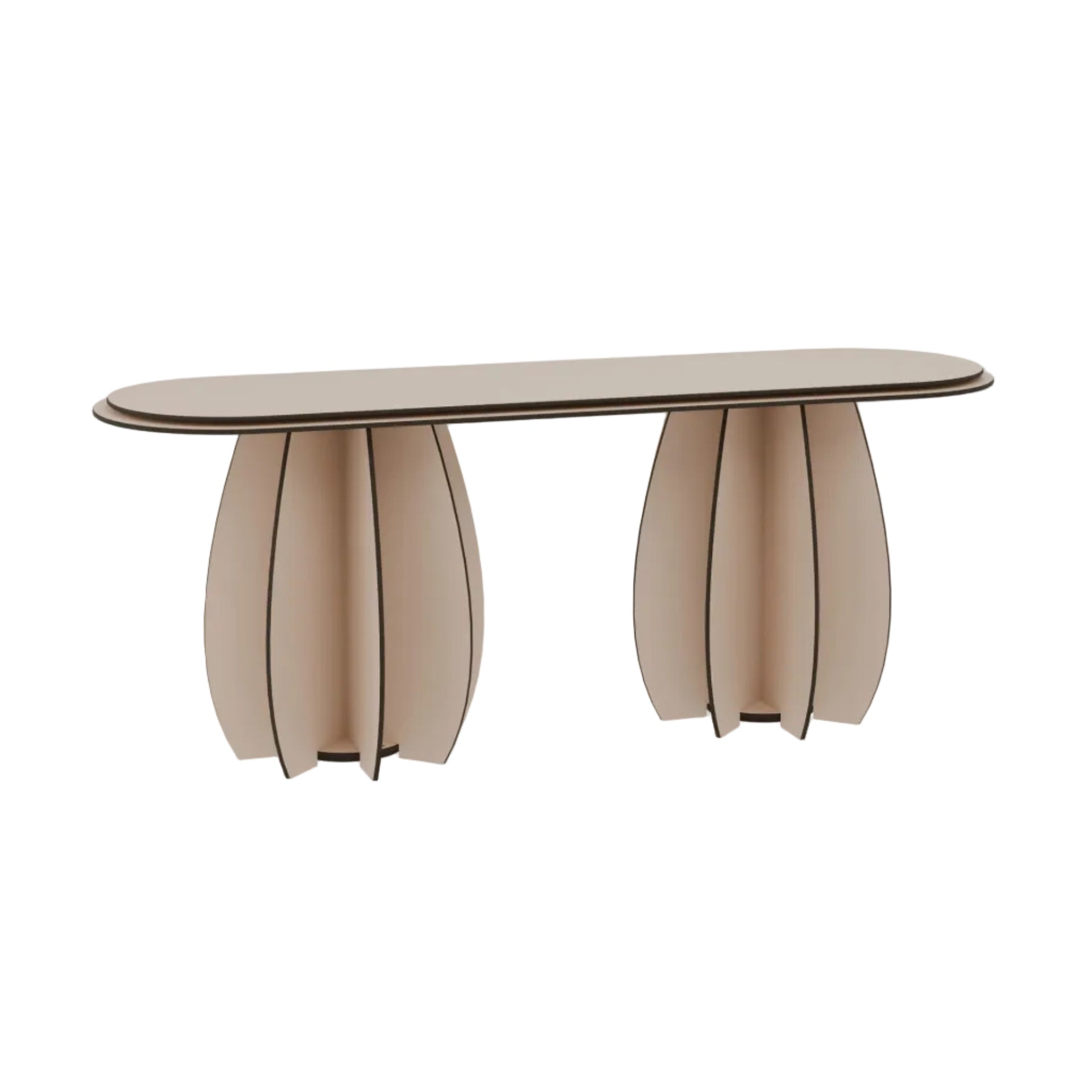 2-Seater Outdoor Bench GARDENIA Beige