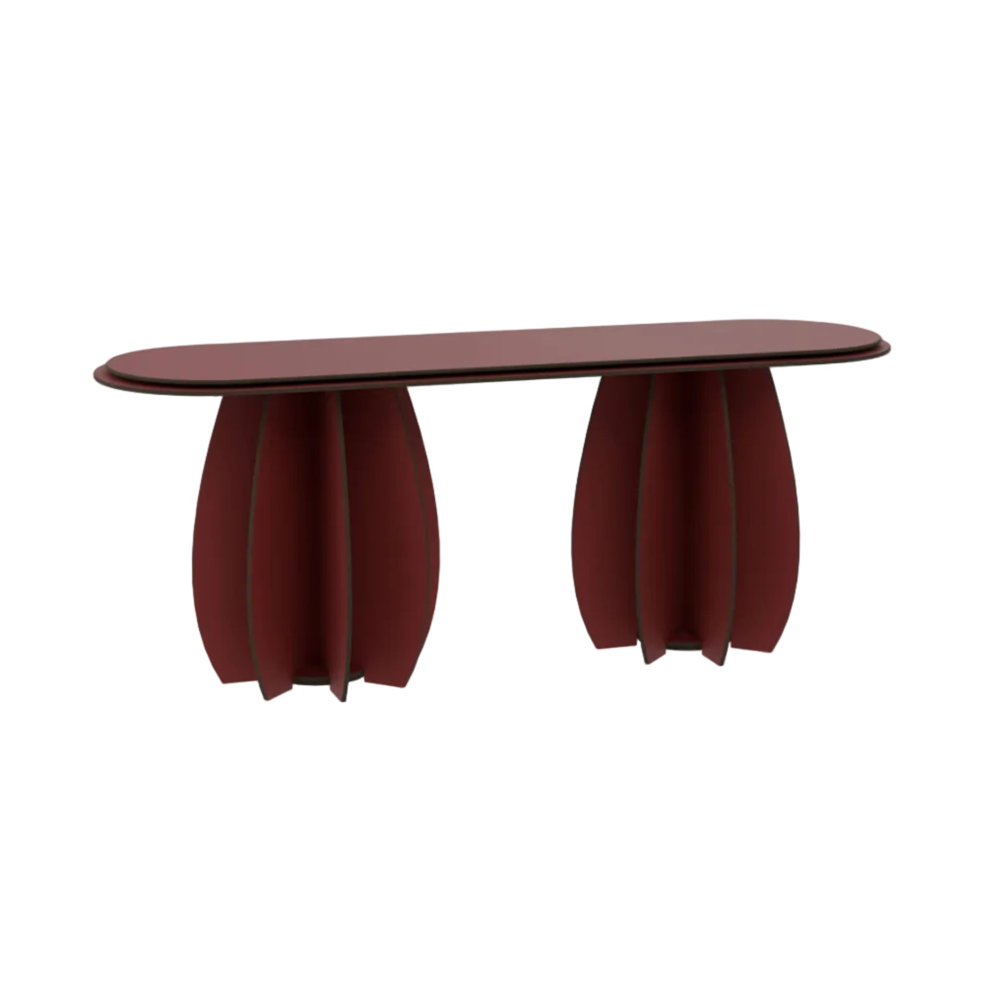 2-Seater Outdoor Bench GARDENIA Red