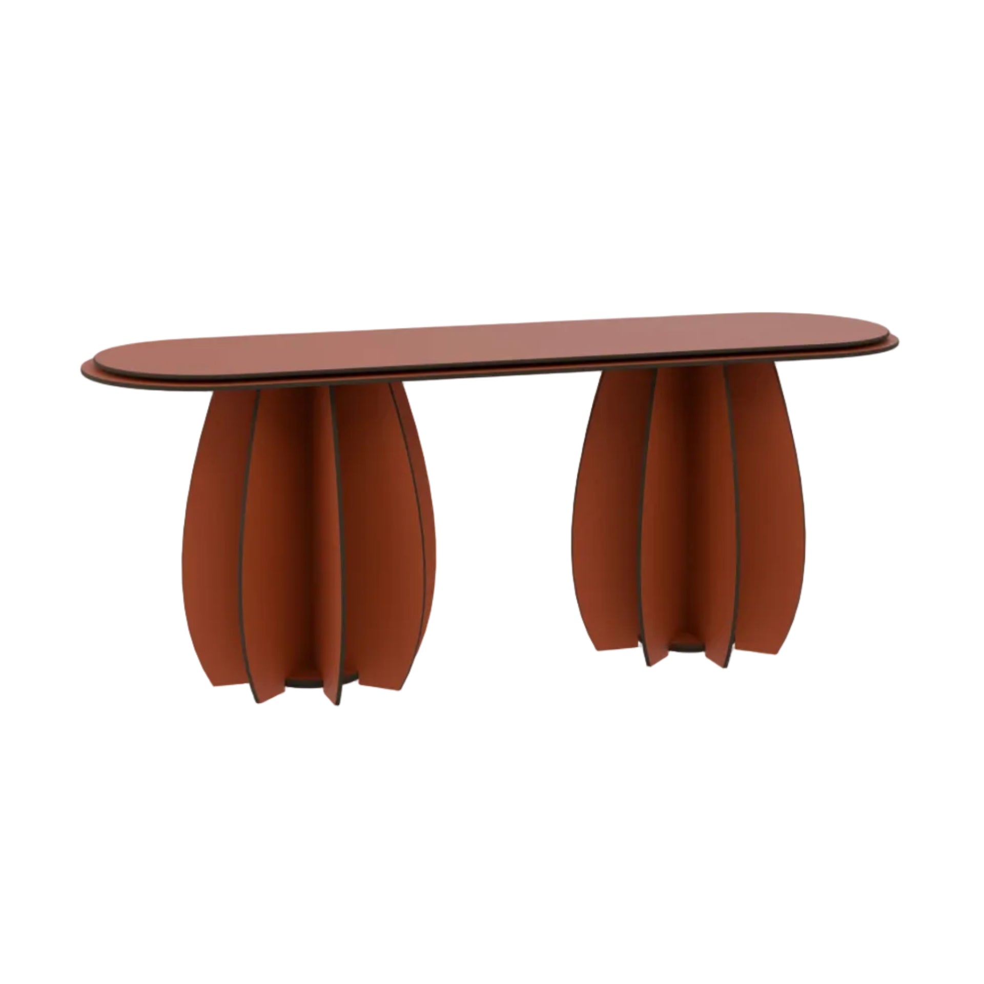Garden Bench for Two - Brick Red