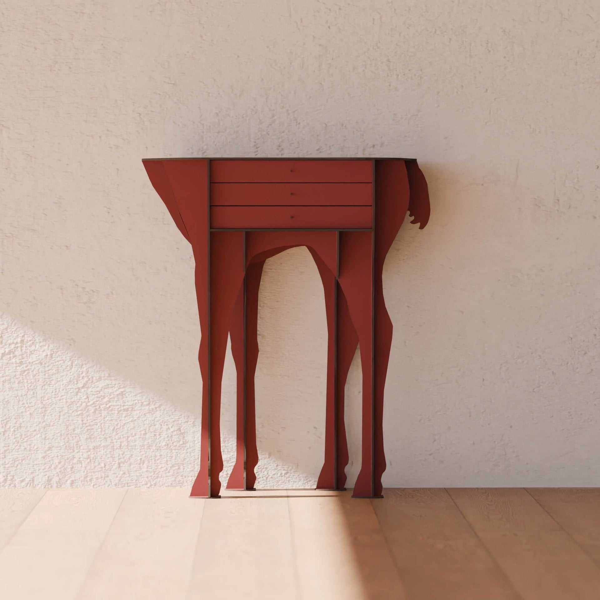 BAMBI Console in Burgundy