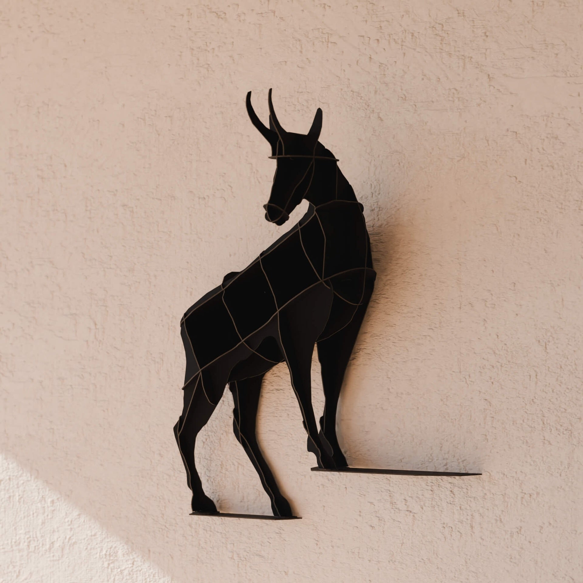 HORACE black wall shelf