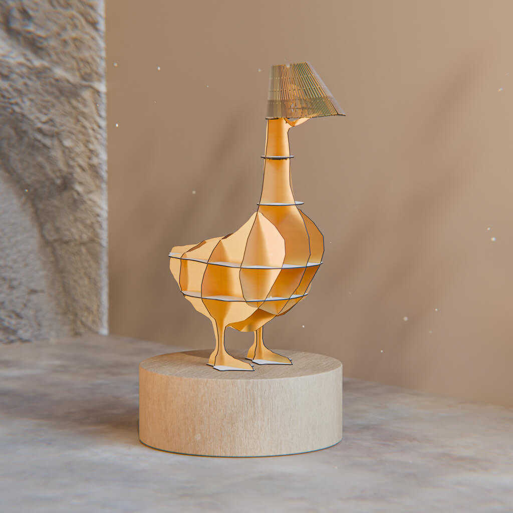 JUNON Gold Lamp