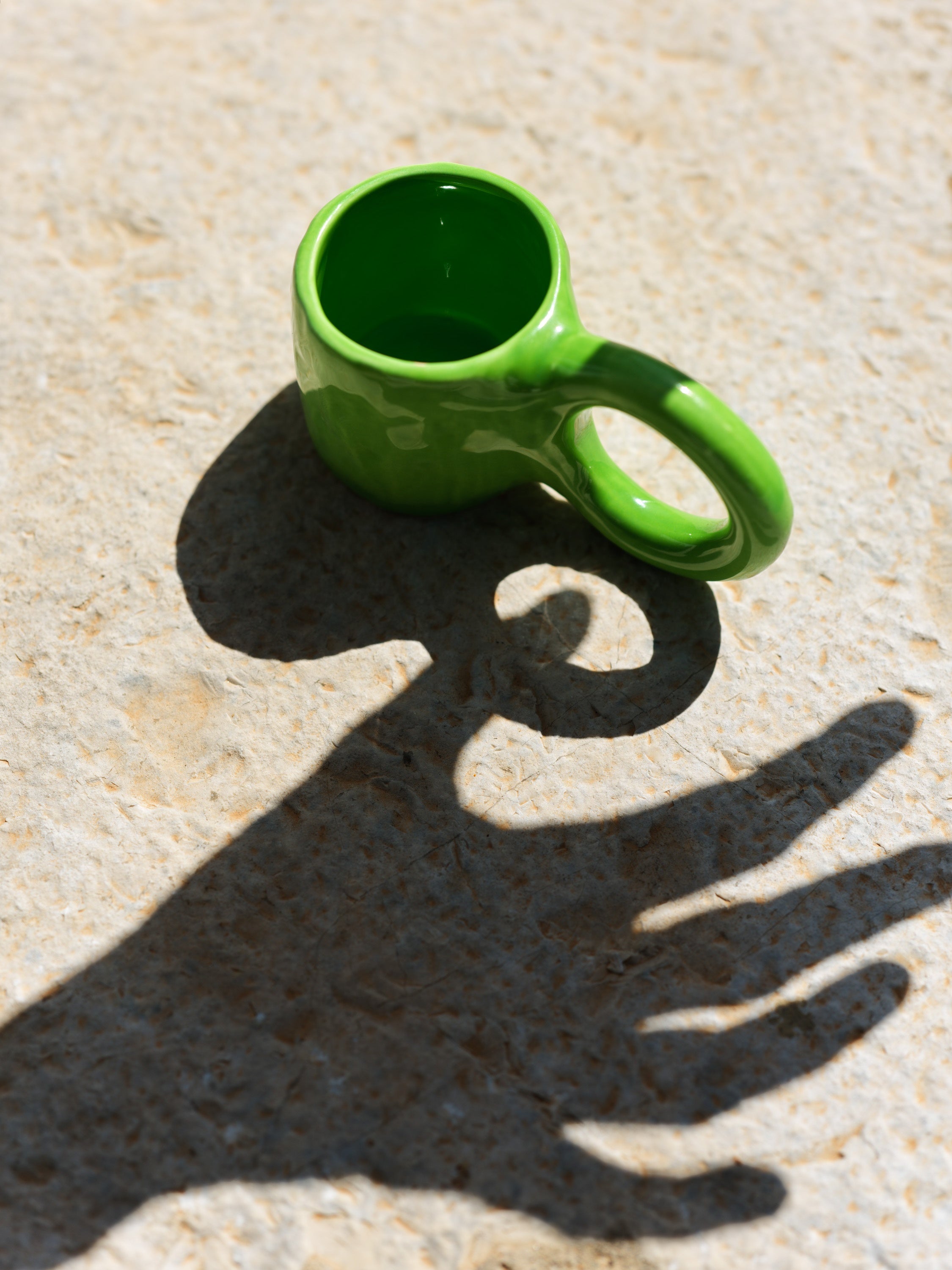 Green DONUT Mug
