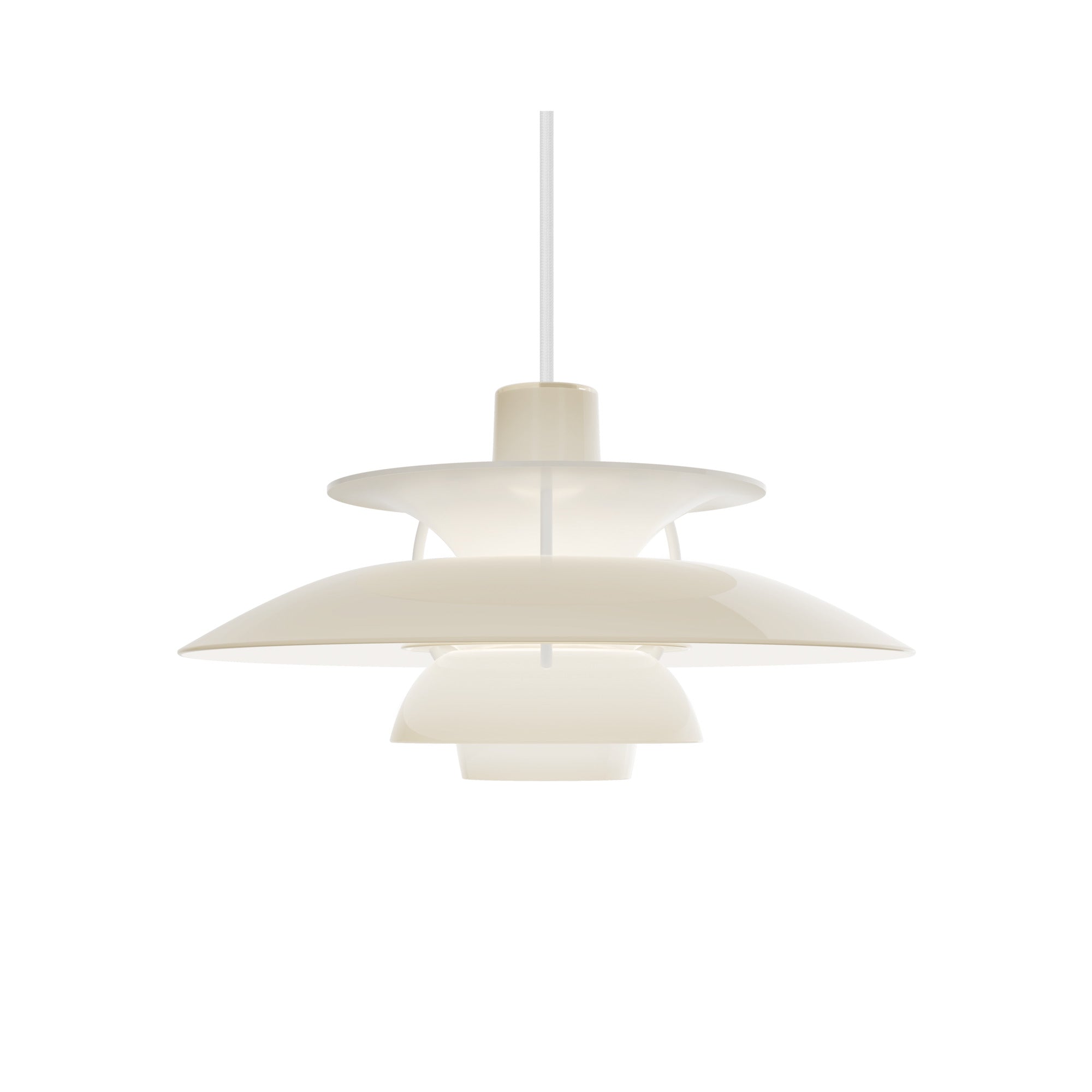 Hanging lamp PH 5 OPAL beige